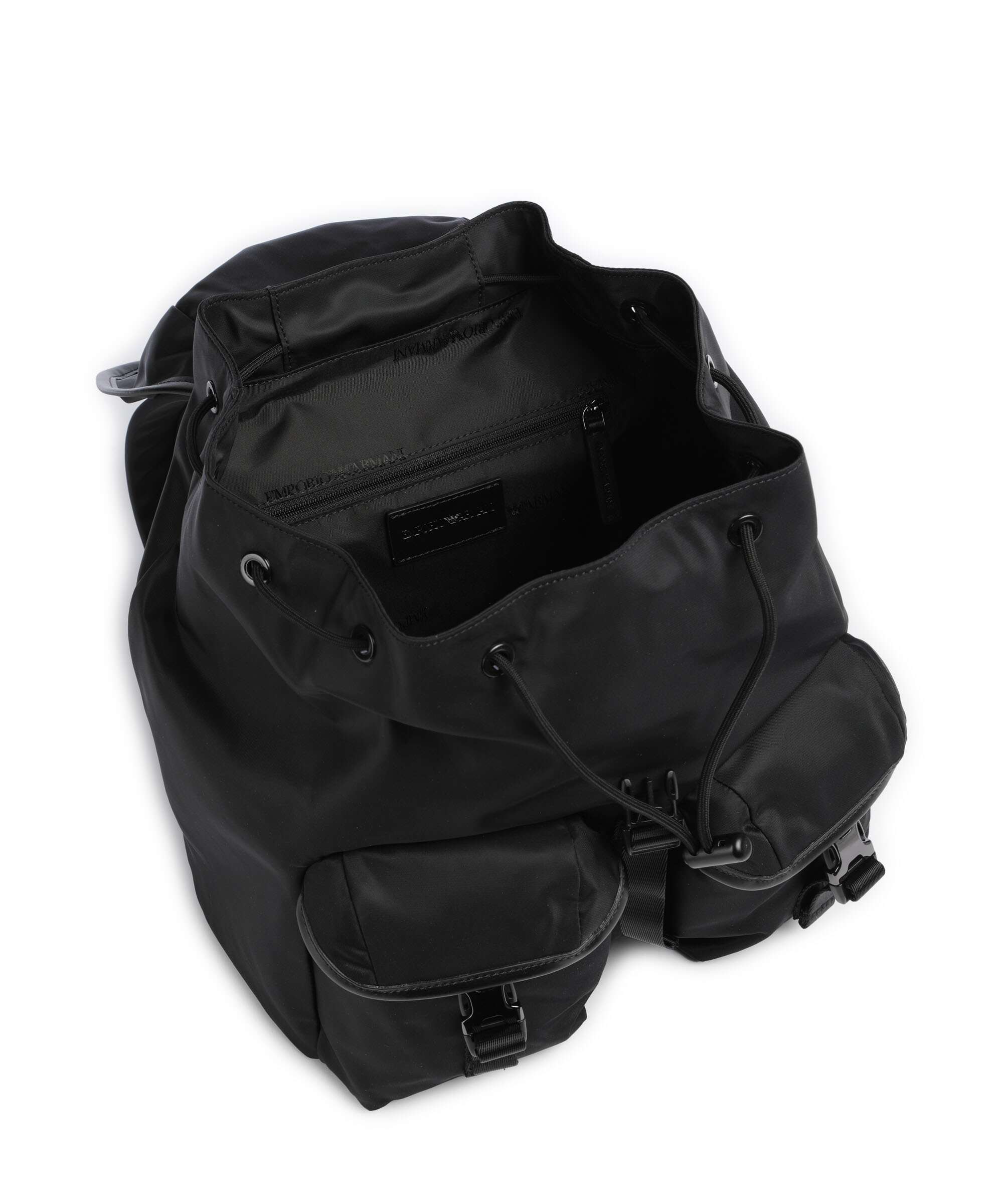 Emporio Armani Recycled Nylon Backpack black beauty - Image 5