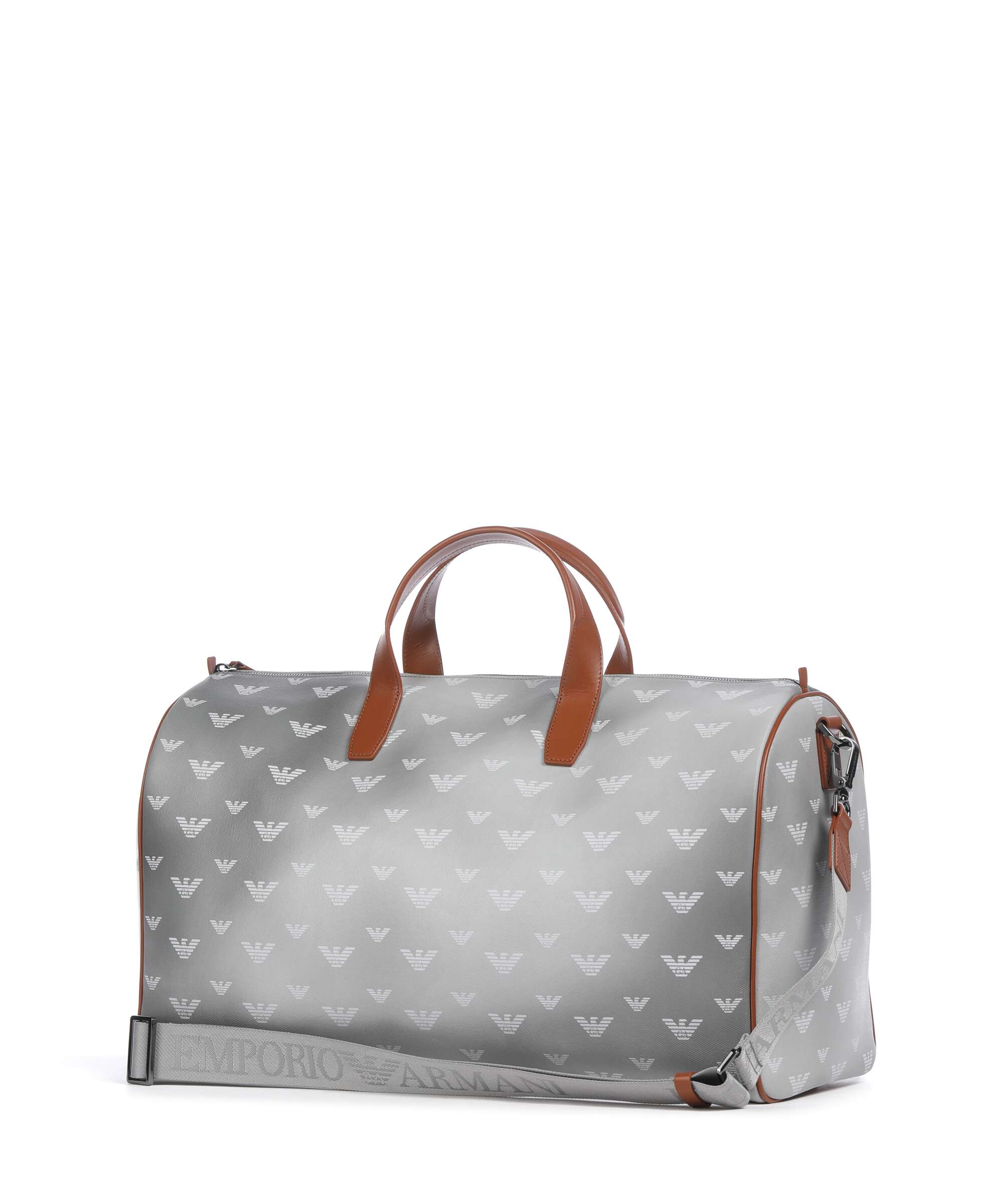 Emporio Armani Special Minorca Weekend bag grey/eagle allover - Image 2