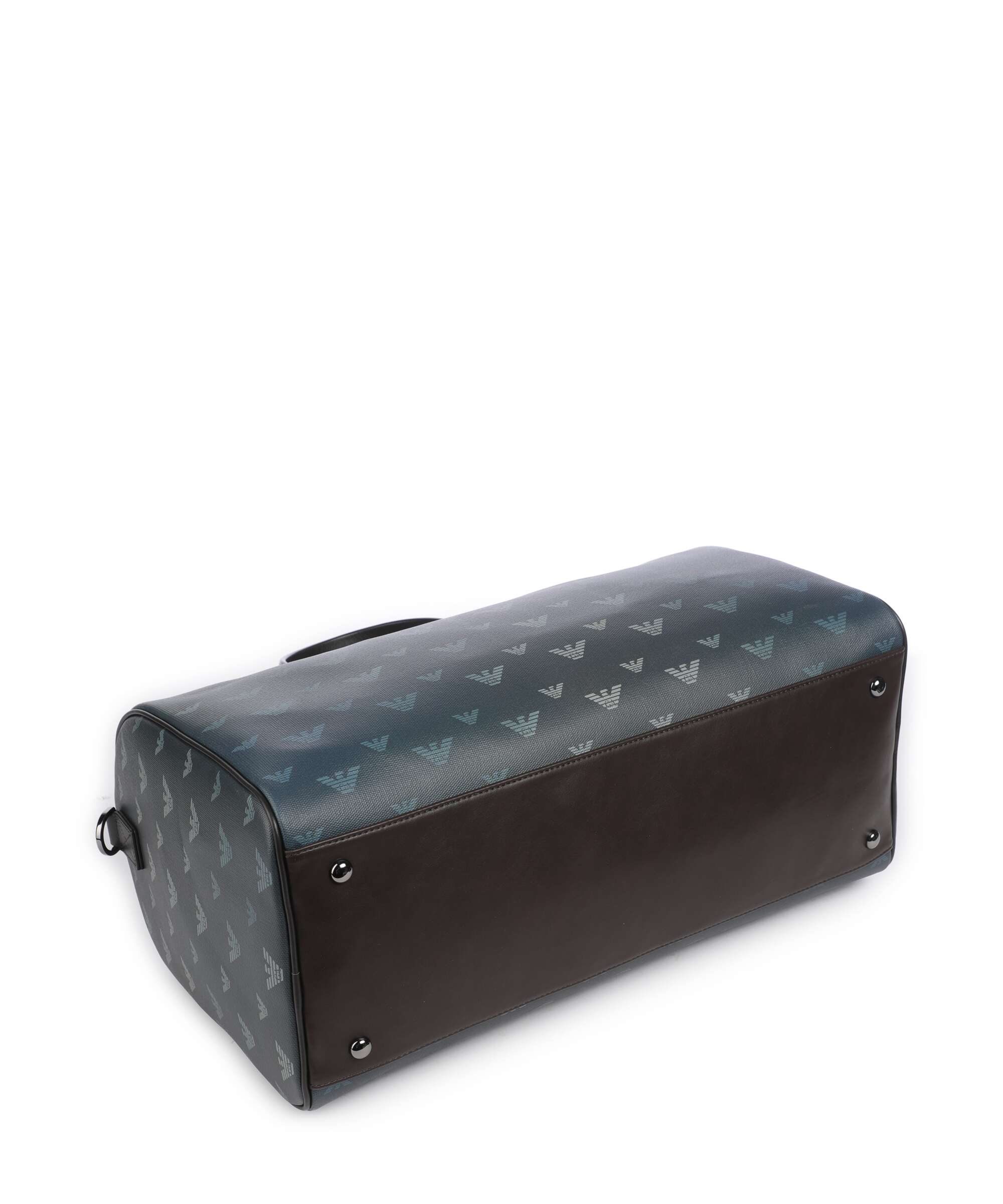 Emporio Armani Special Minorca Weekend bag blu/eagle all over - Image 4