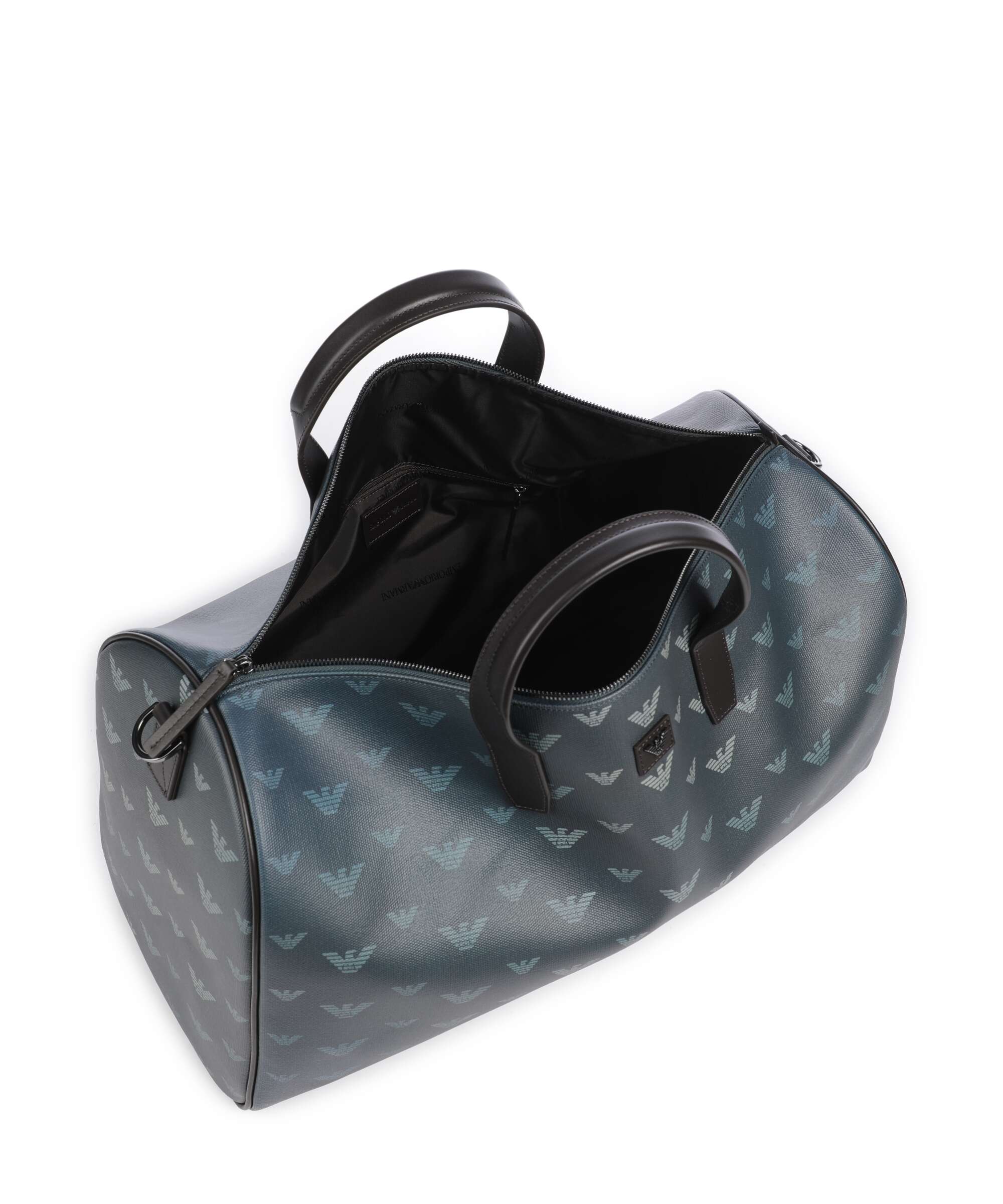 Emporio Armani Special Minorca Weekend bag blu/eagle all over - Image 5