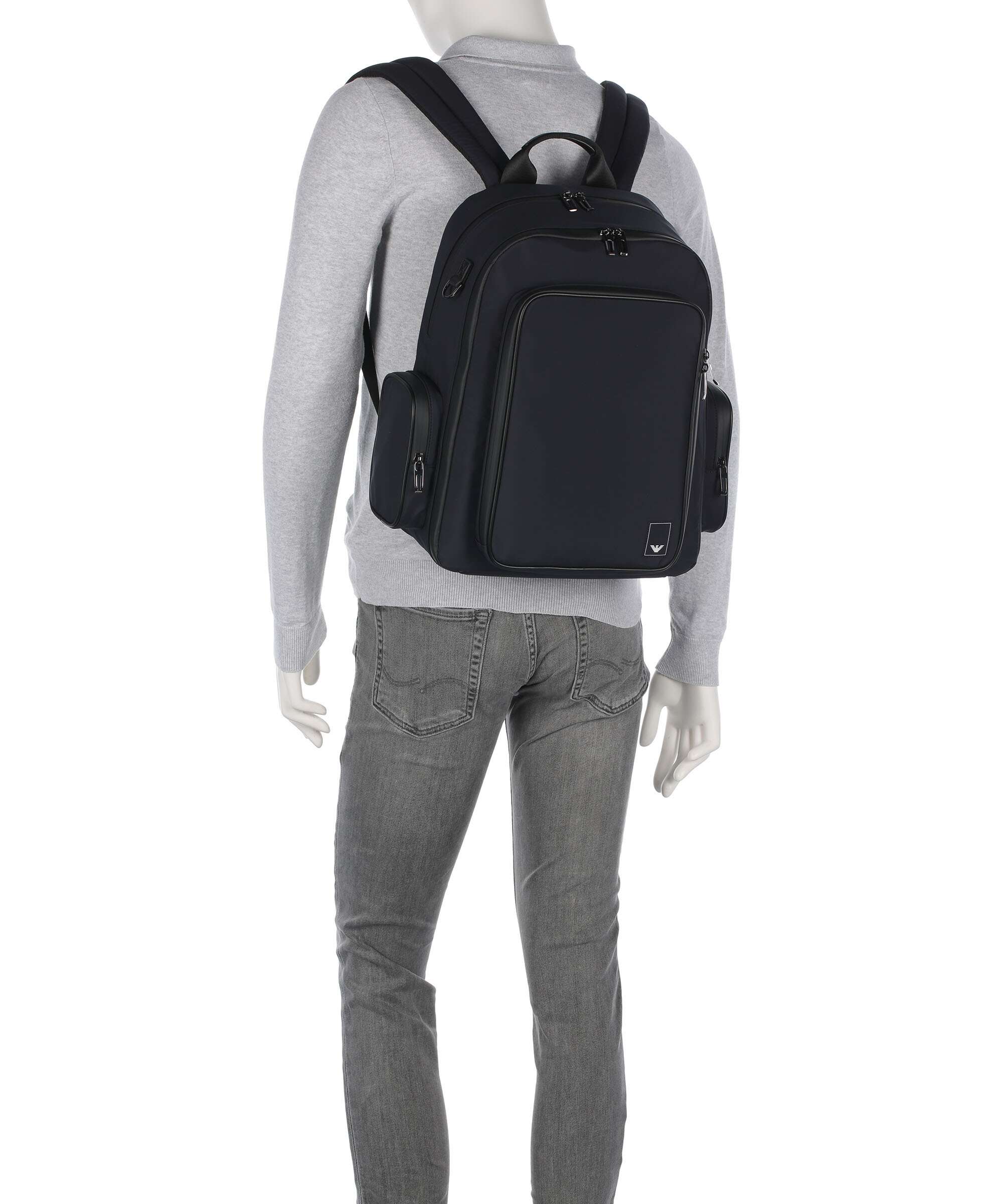 Emporio Armani Travel Essential Backpack blu navy - Image 3