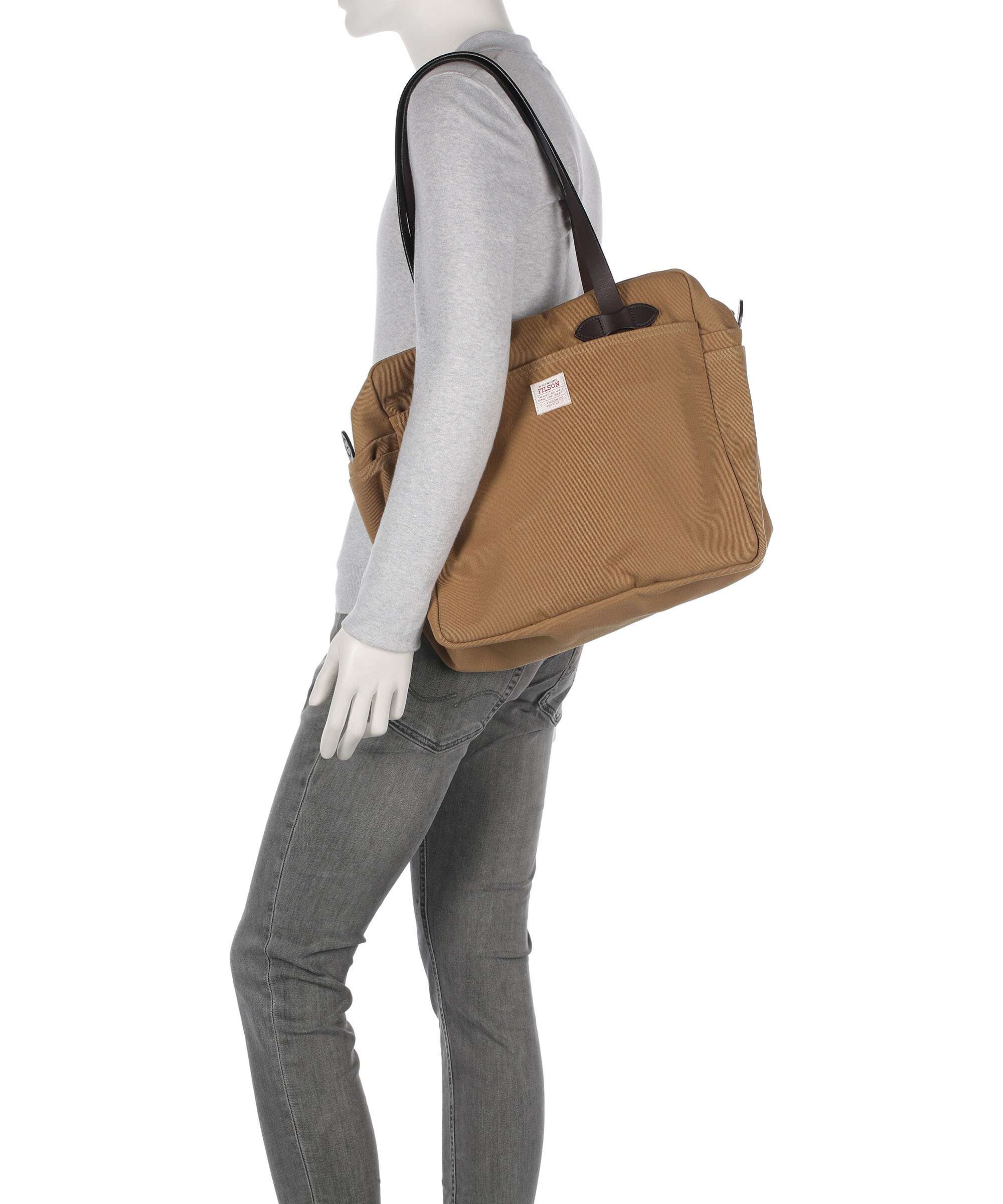 Filson Luggage Twill Tote bag tan - Image 3