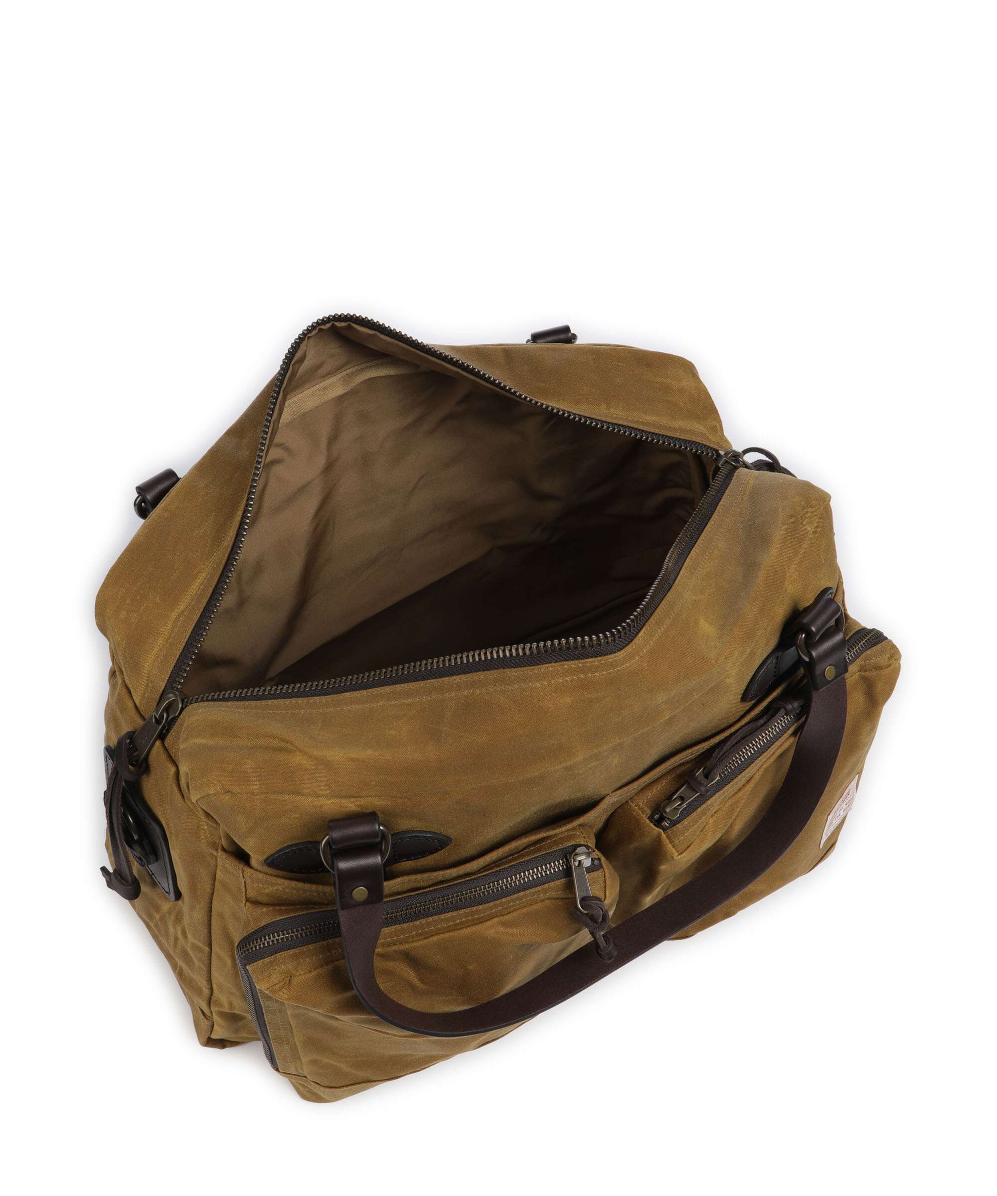 Filson Oil Finish Tin Cloth 24HR Duffle Weekend bag dark tan - Image 5
