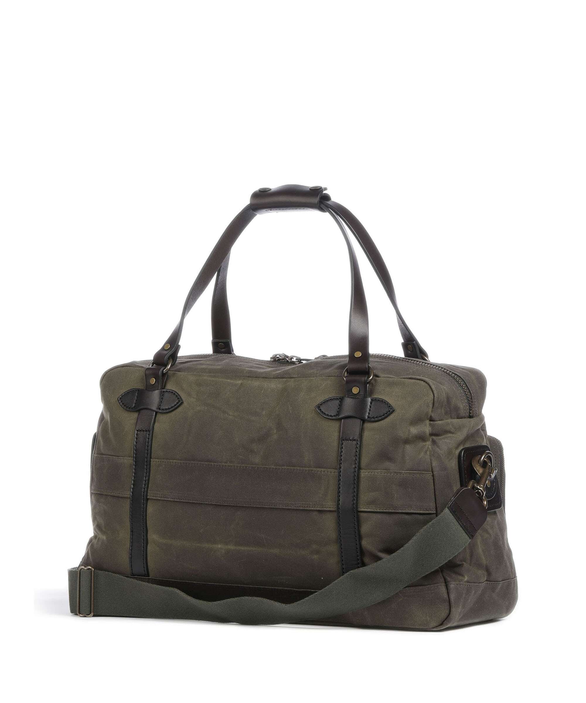 Filson Oil Finish Tin Cloth 24HR Duffle Weekend bag otter green - Image 2