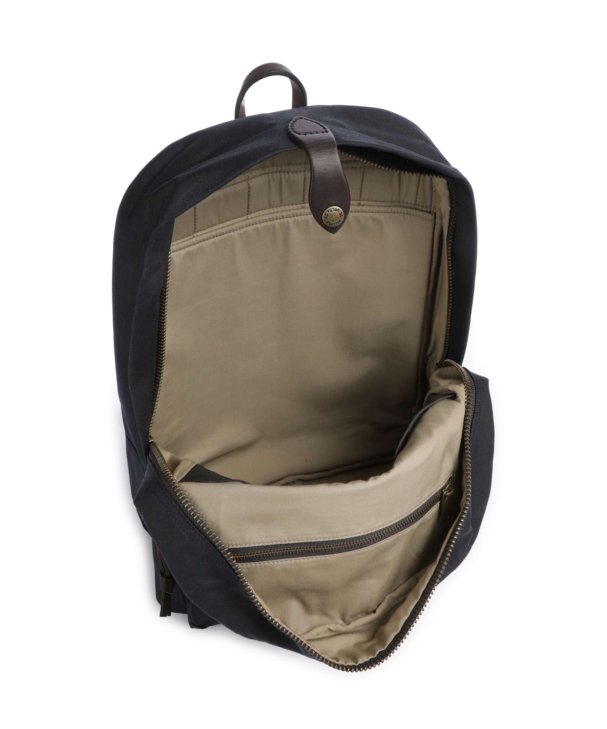 Filson Oil Finish Tin Cloth Journeyman Backpack navy - Image 5