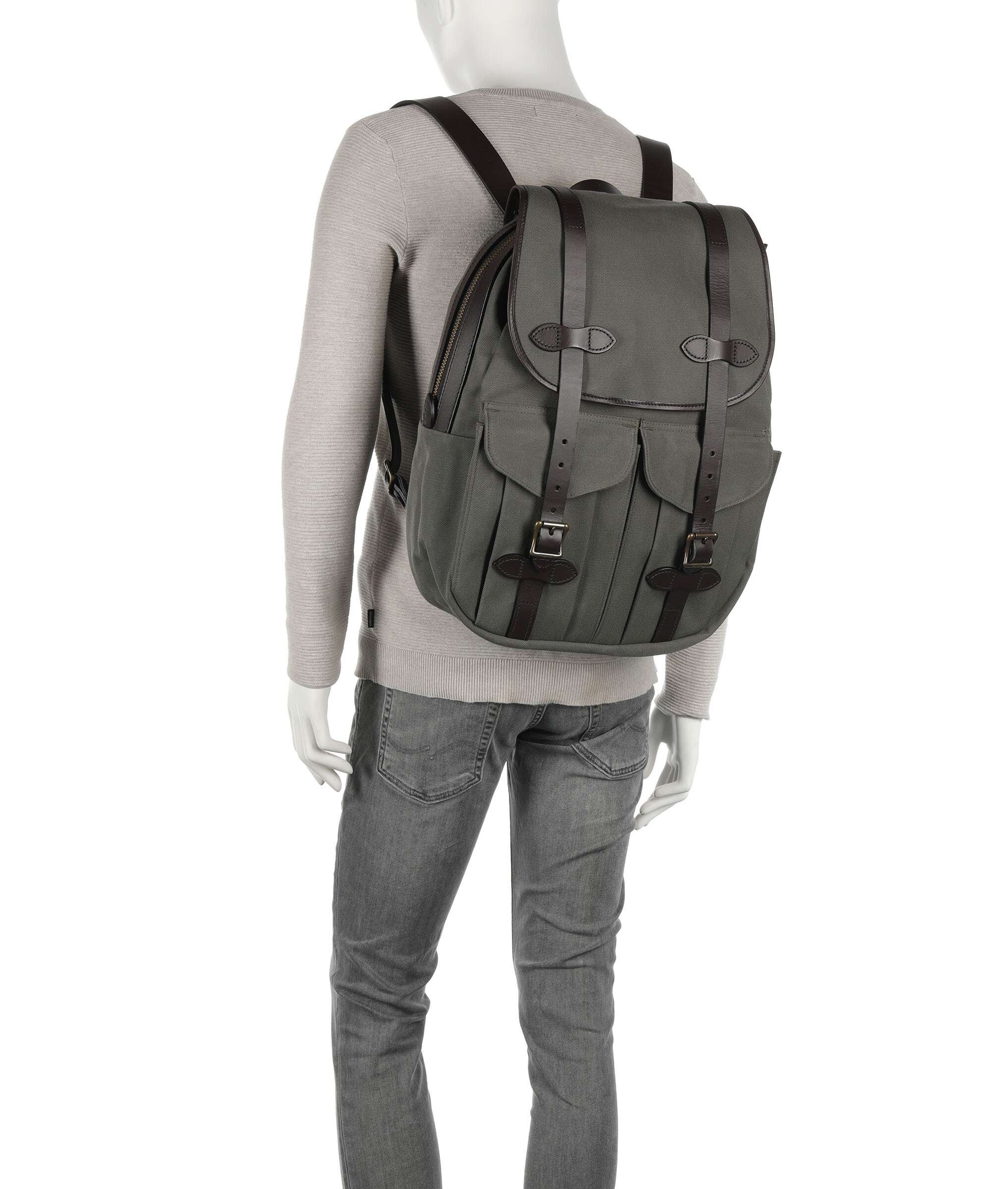Filson Rugged Twill Large Backpack otter green - Image 3