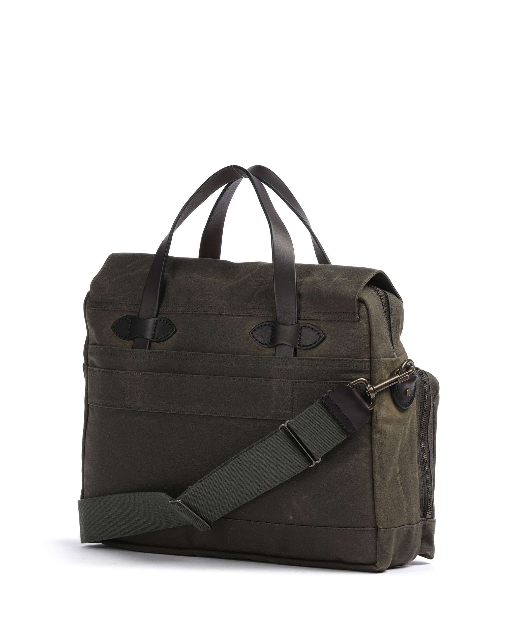 Filson Tin Cloth 24 Hour Briefcase otter green - Image 2