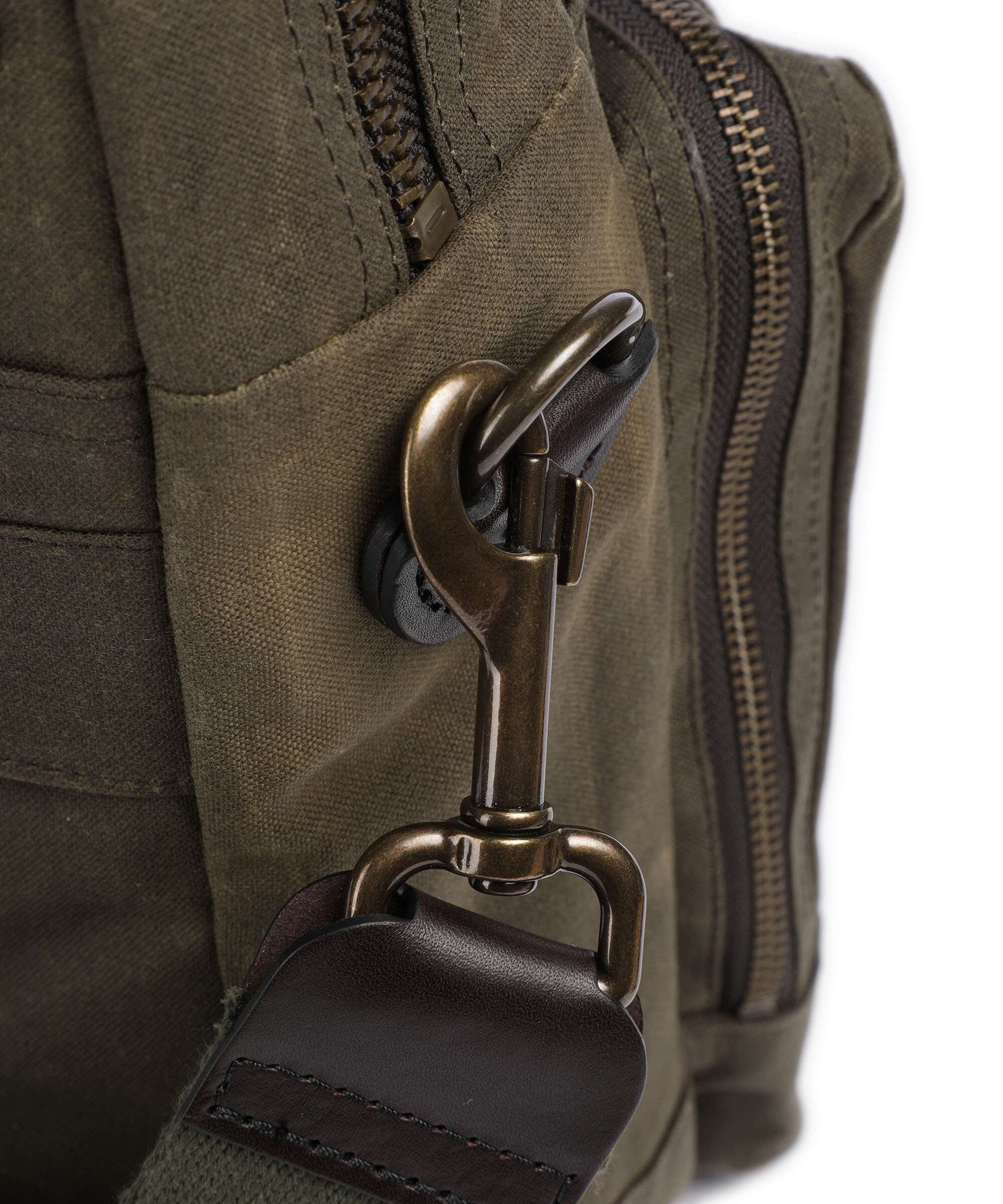Filson Tin Cloth 24 Hour Briefcase otter green - Image 3