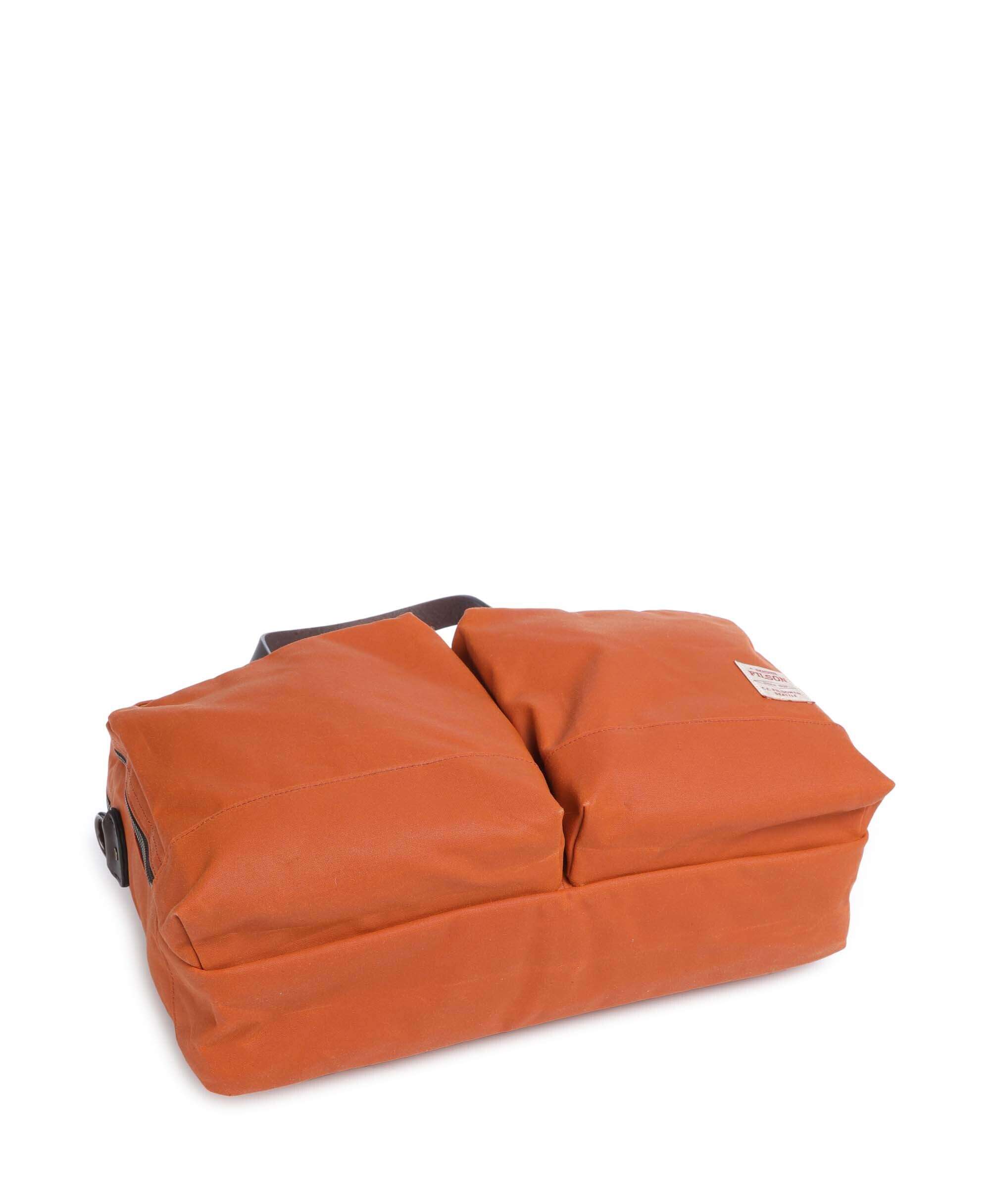 Filson Tin Cloth 24 Hour Briefcase rust - Image 5