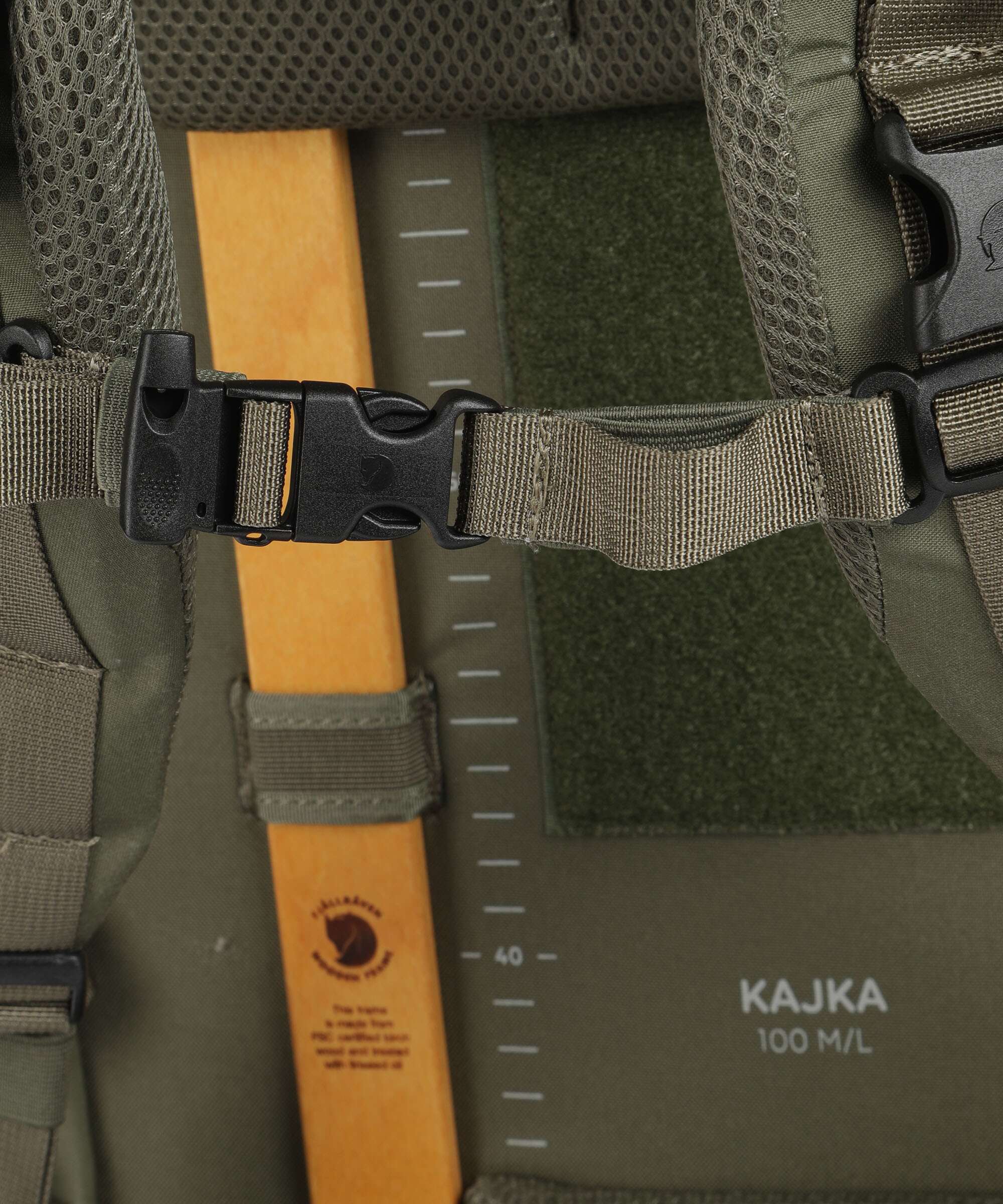Fjällräven Kajka 100 Trekking backpack green - Image 3