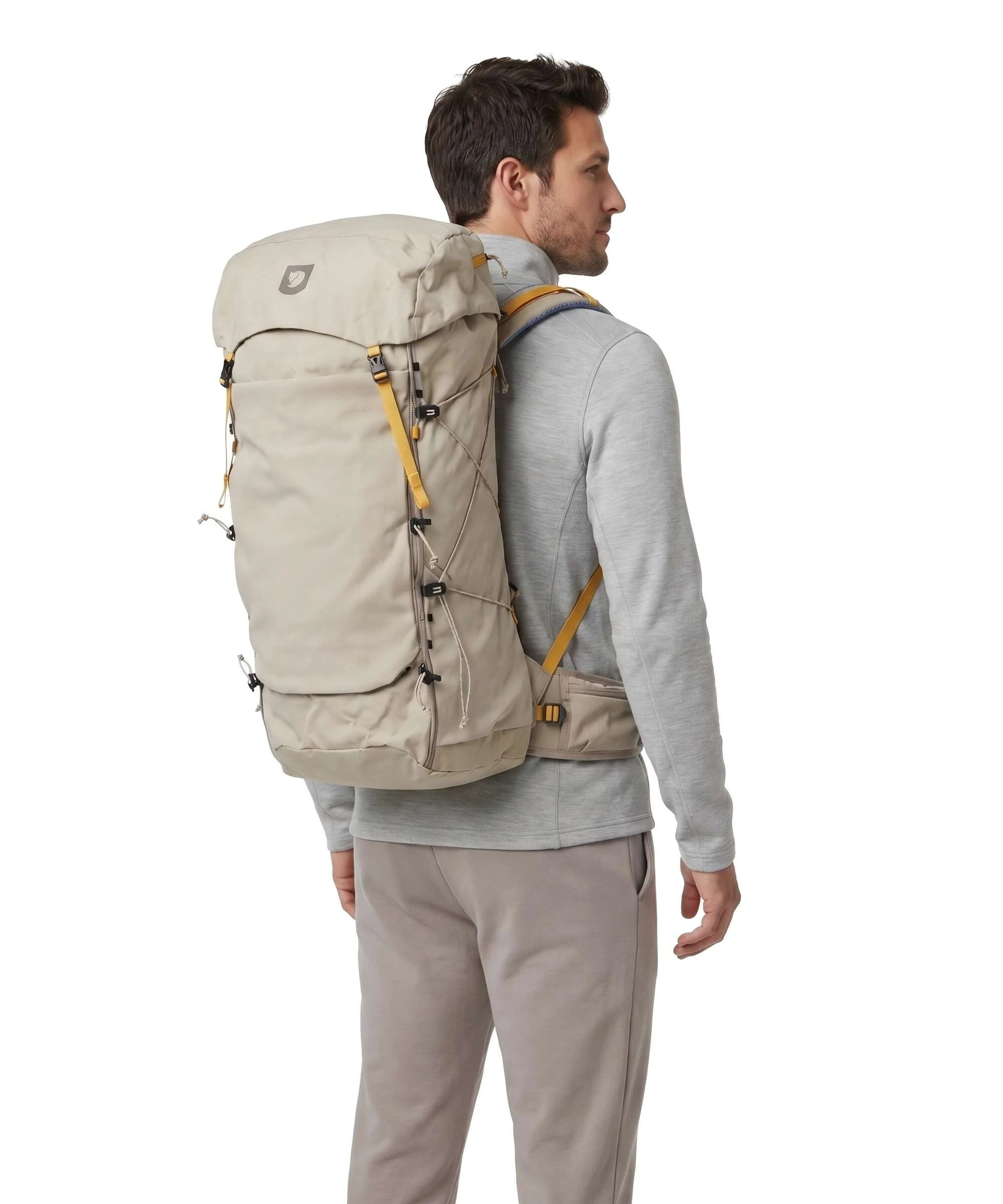 Fjällräven Kajka X-Lätt 45 M/L Trekking backpack fossil - Image 3