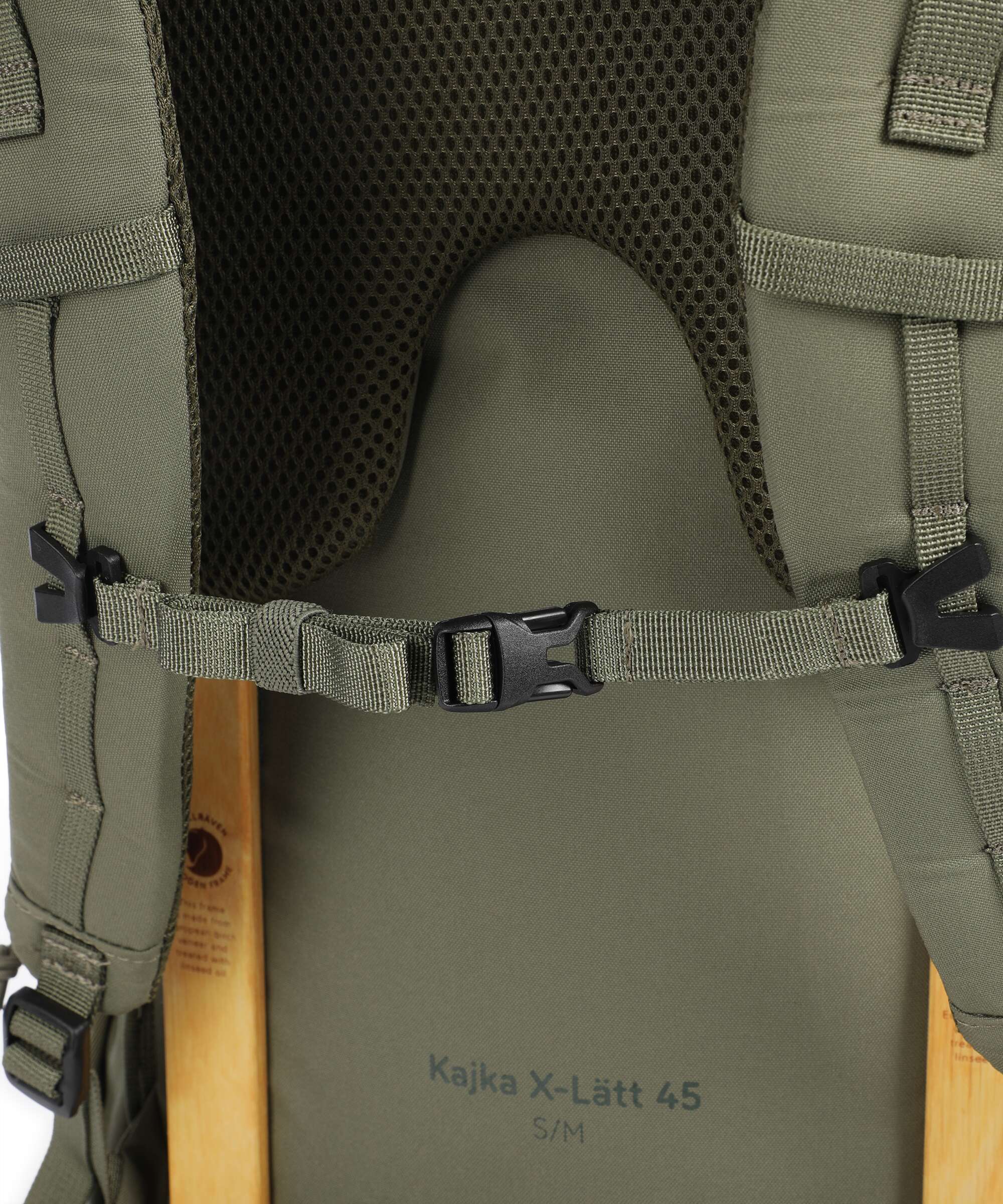 Fjällräven Kajka X-Lätt 45 S/M Trekking backpack green - Image 4
