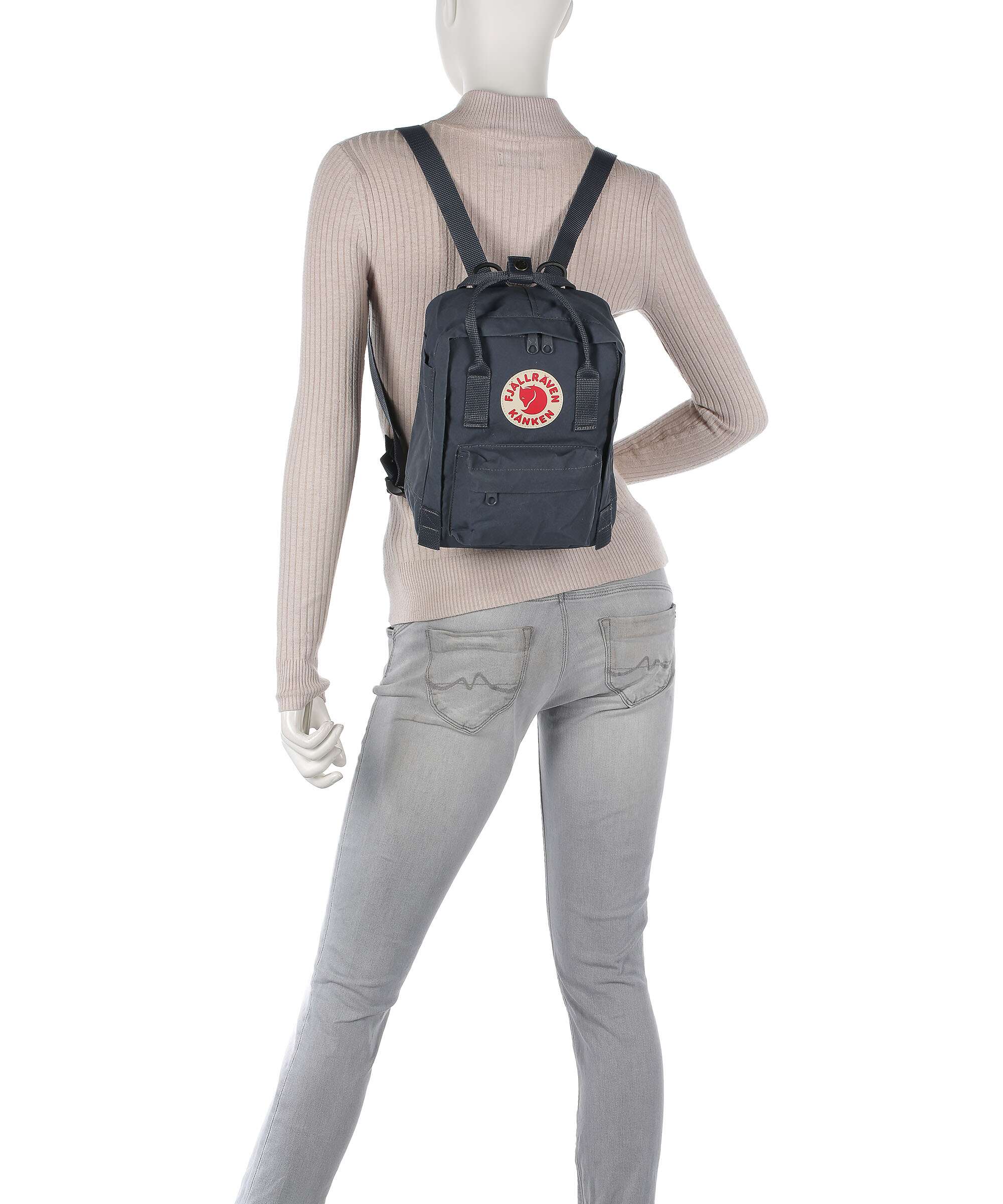 Fjällräven Kånken Mini Backpack sky blue/light oak - Image 3