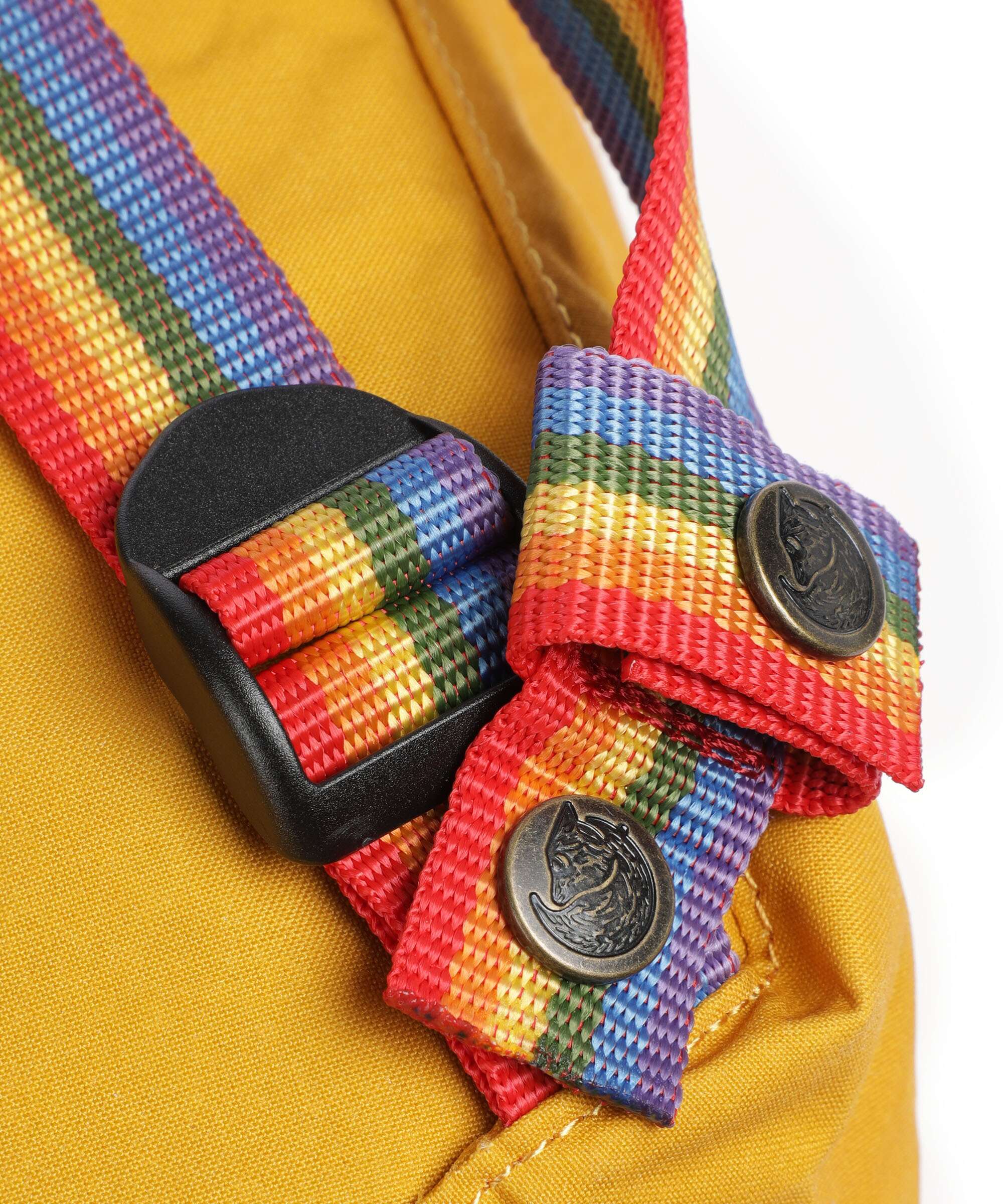 Fjällräven Kånken Rainbow Mini Backpack ochre/rainbow - Image 4