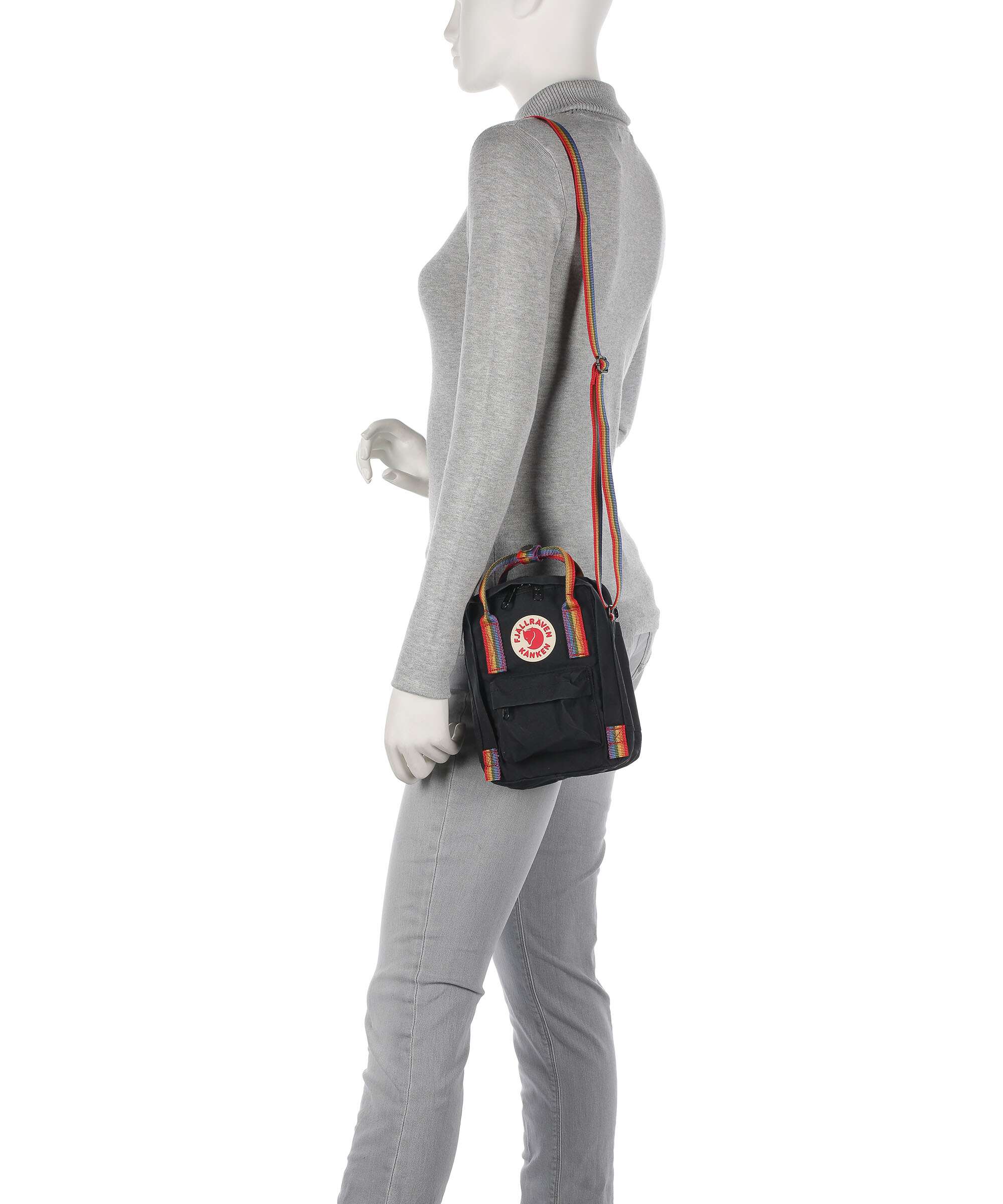 Fjällräven Kånken Sling Crossbody bag black/rainbow - Image 3
