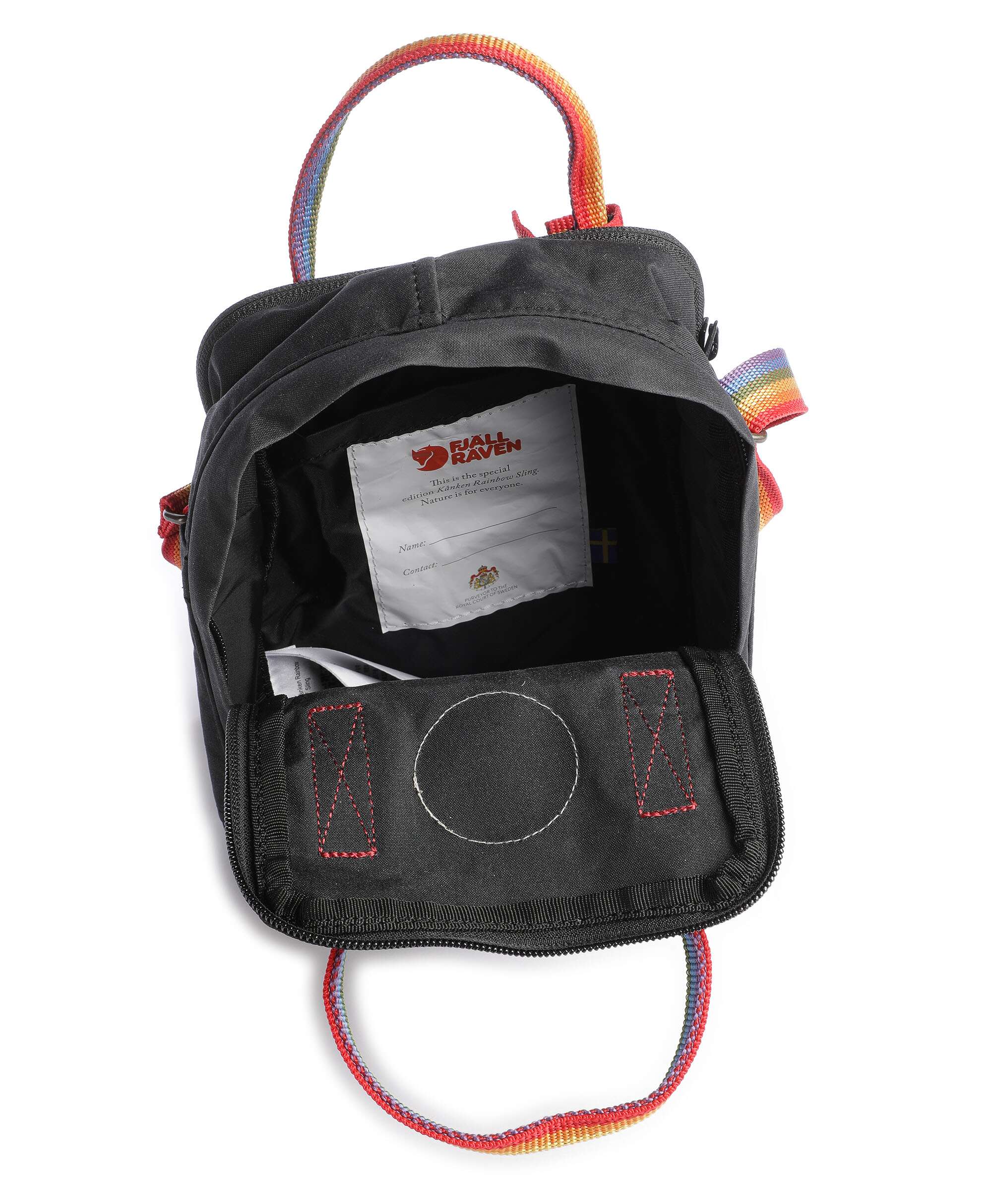 Fjällräven Kånken Sling Crossbody bag black/rainbow - Image 5