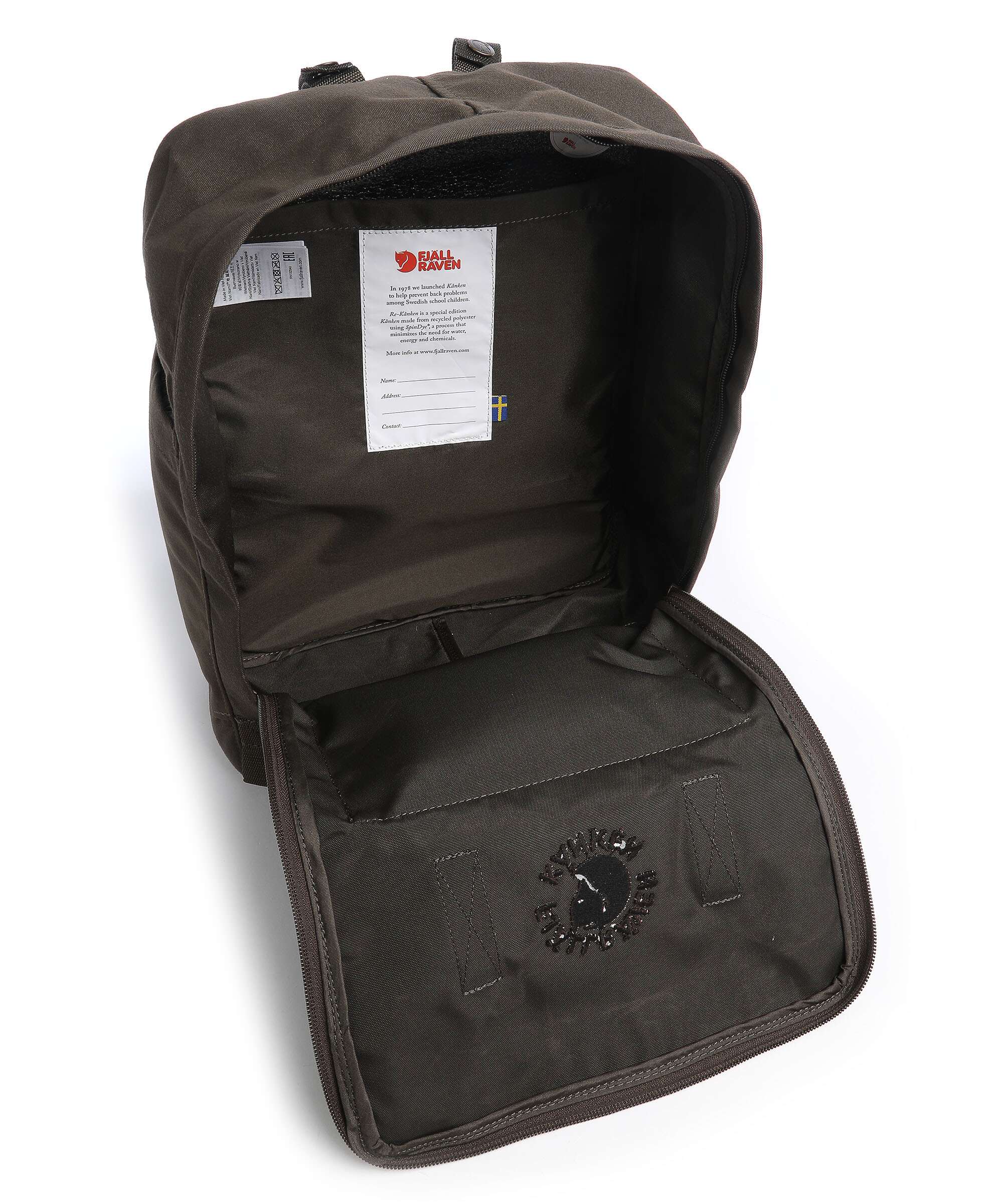 Fjällräven Re-Kånken Backpack dark olive - Image 5