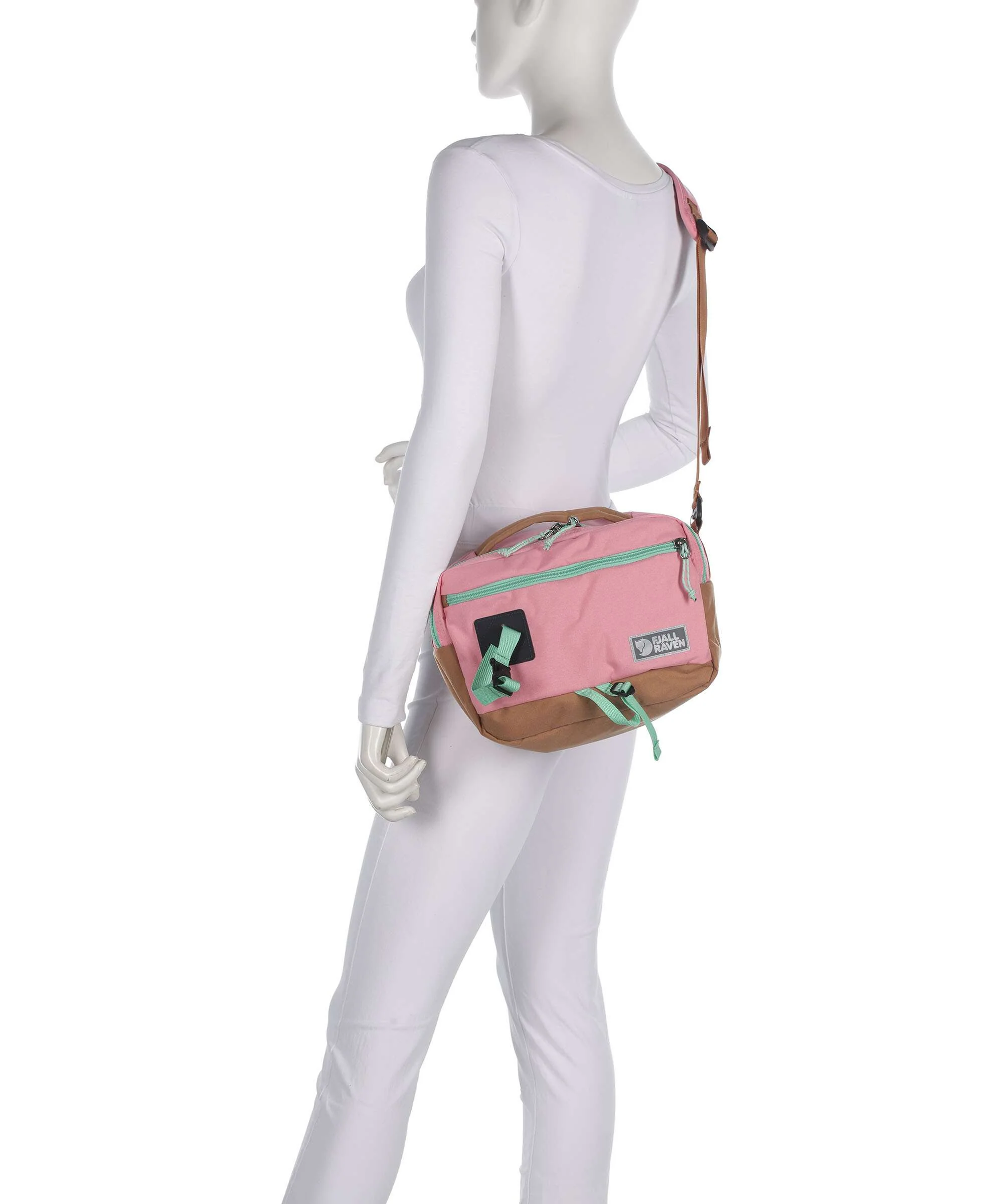 Fjällräven Vardag 6 Crossbody bag poppy pink/khaki dust - Image 3
