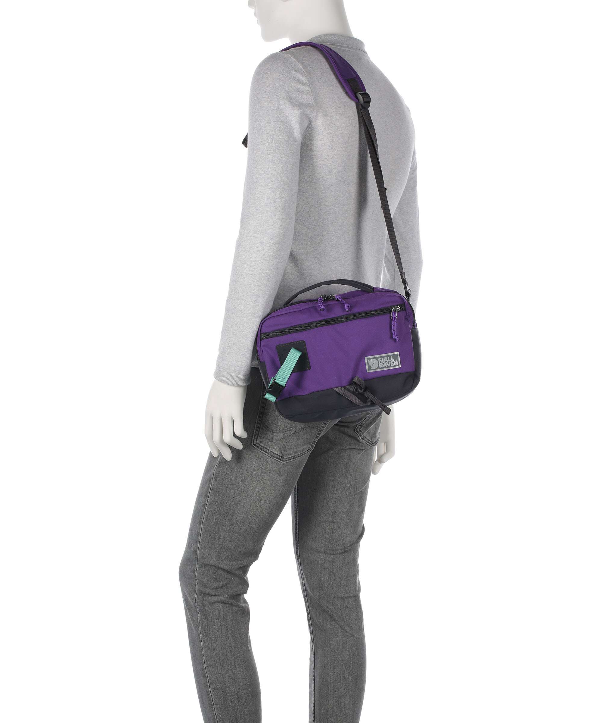 Fjällräven Vardag 6 Crossbody bag violette/coal black - Image 4