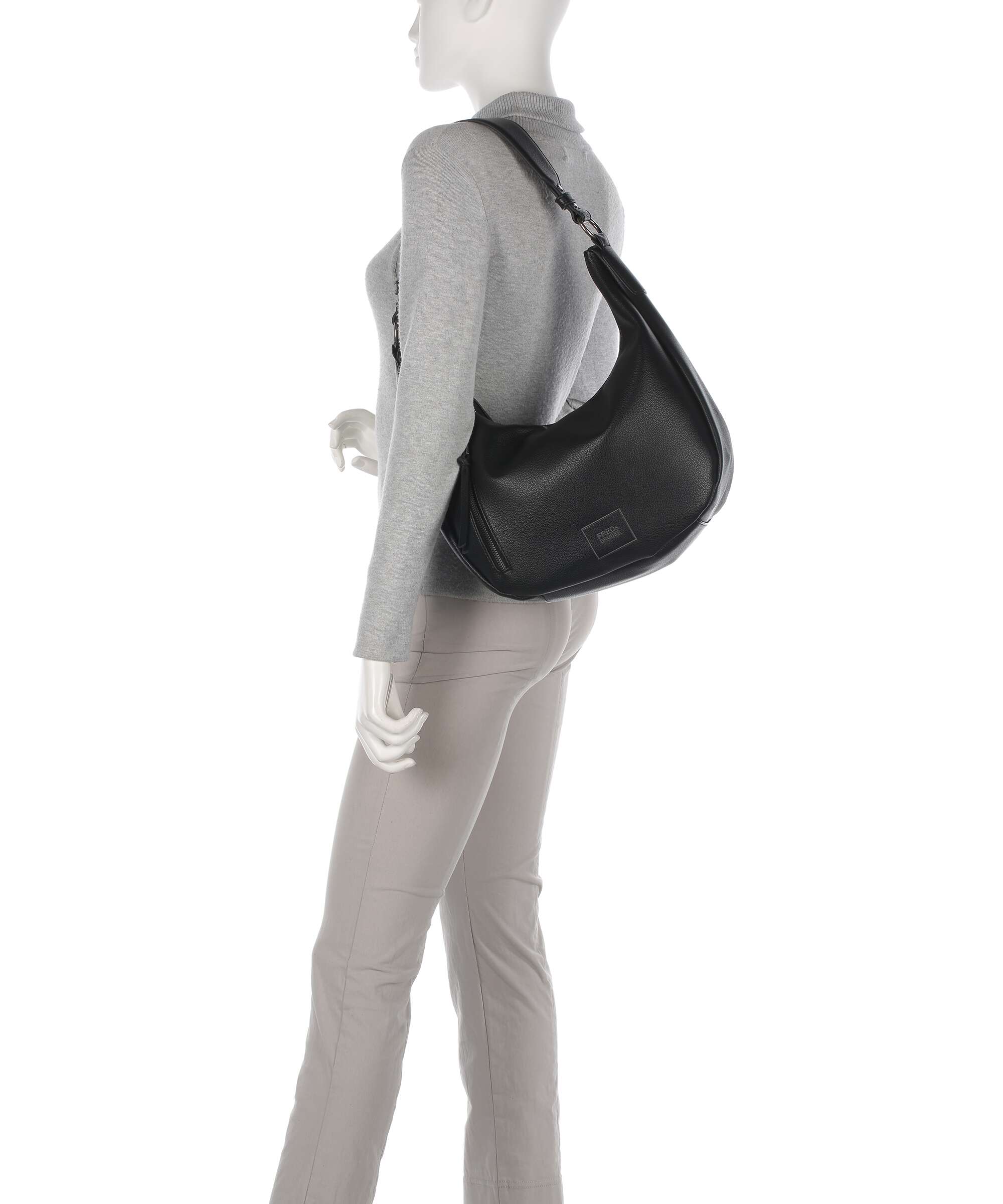 FredsBruder Bestie Hobo bag black - Image 3