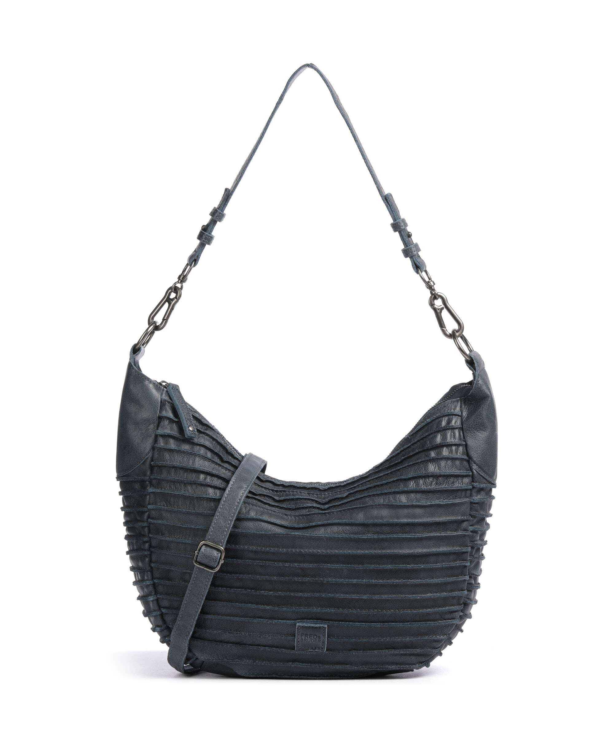 FredsBruder Bestseller Riffel Flowow Hobo bag dusty blue