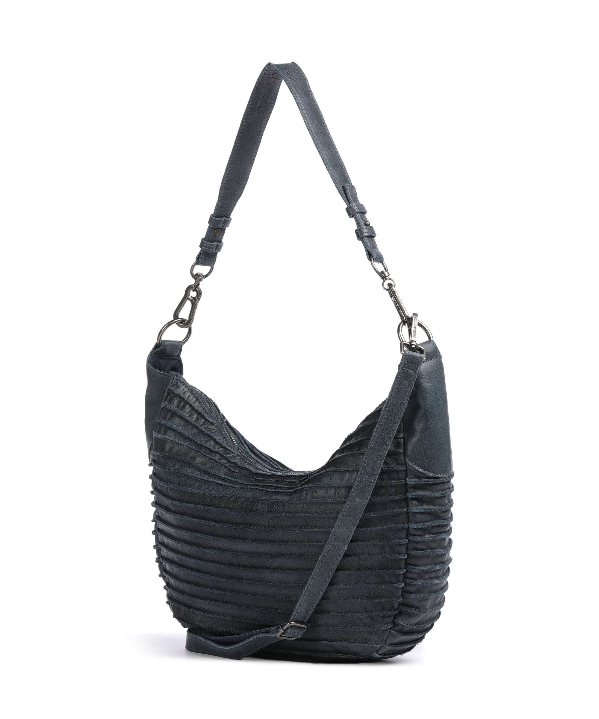 FredsBruder Bestseller Riffel Flowow Hobo bag dusty blue - Image 2