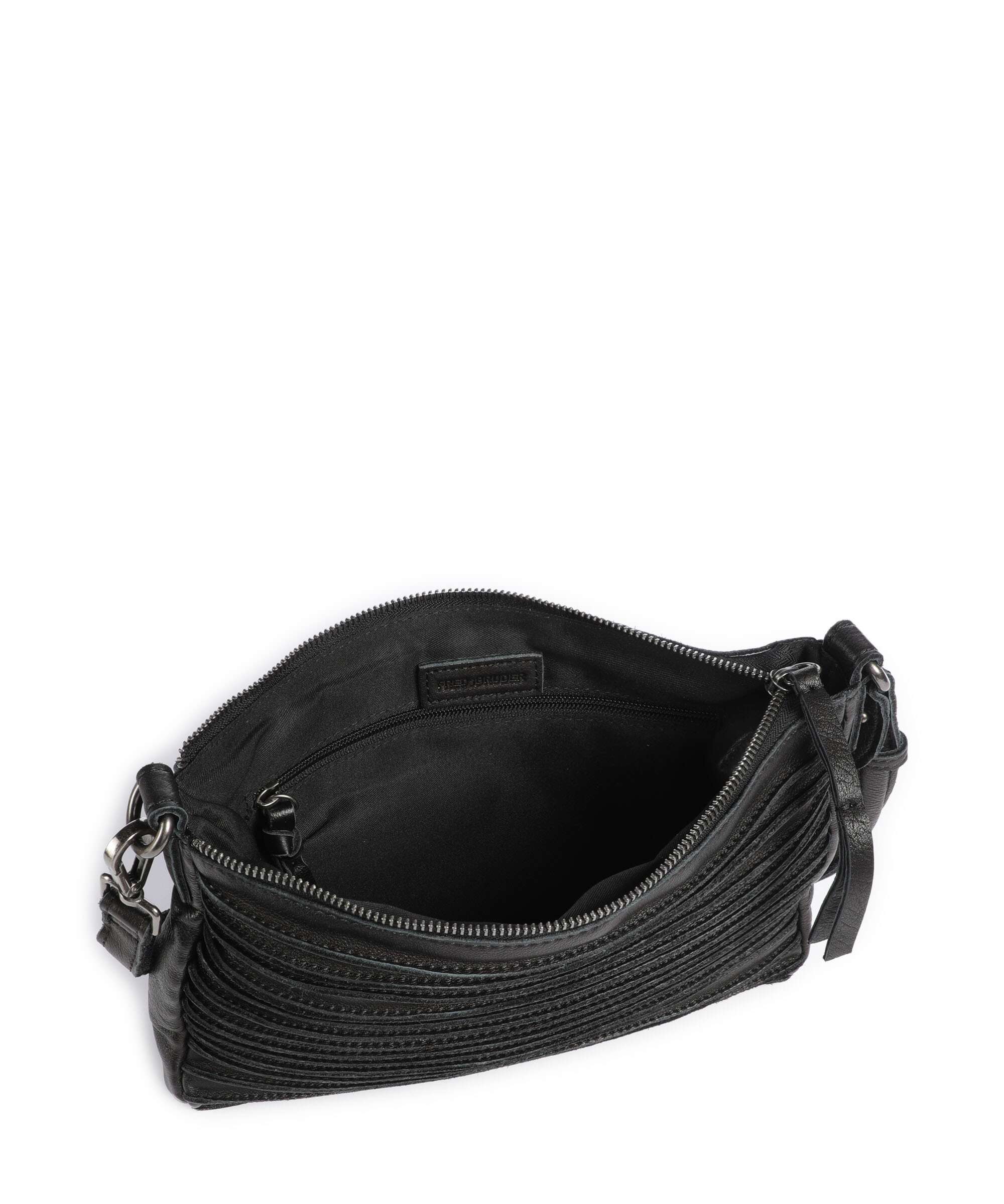 FredsBruder Bestseller Riffel Hobo bag black - Image 6