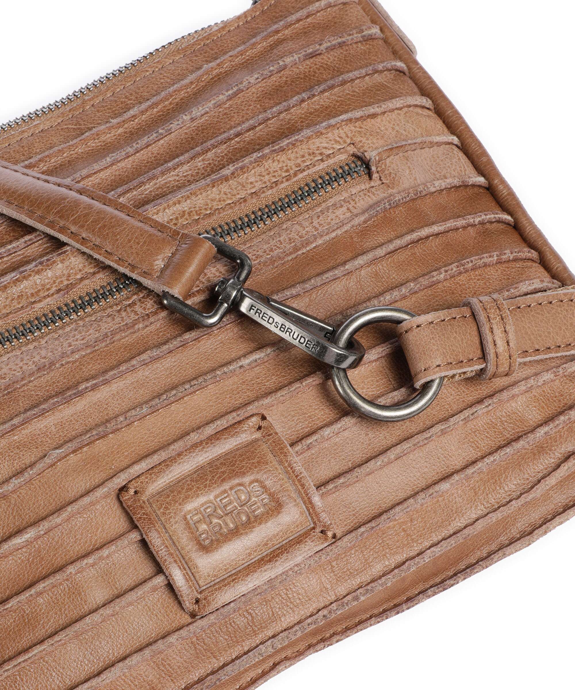 FredsBruder Bestseller Riffel Hobo bag caramel - Image 4