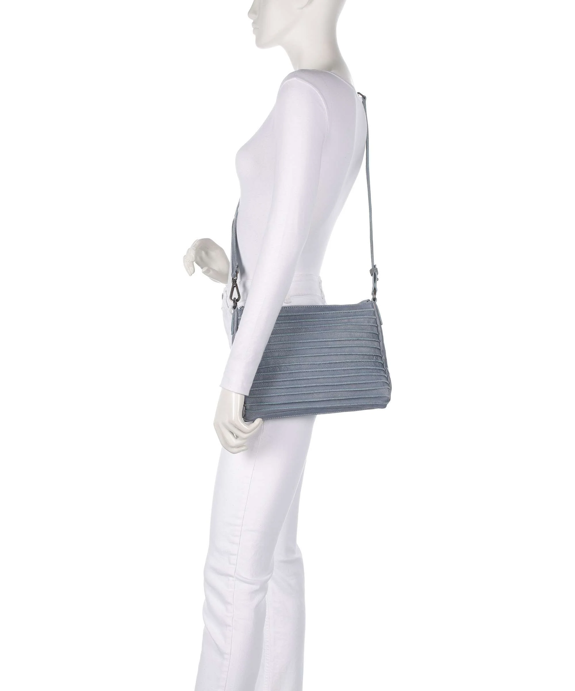 FredsBruder Bestseller Riffel Hobo bag sky blue - Image 3