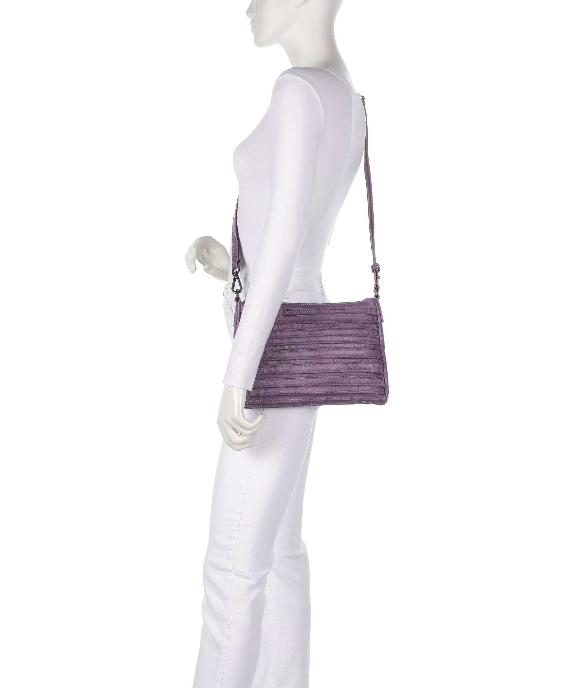 FredsBruder Bestseller Riffel Hobo bag lavender - Image 3