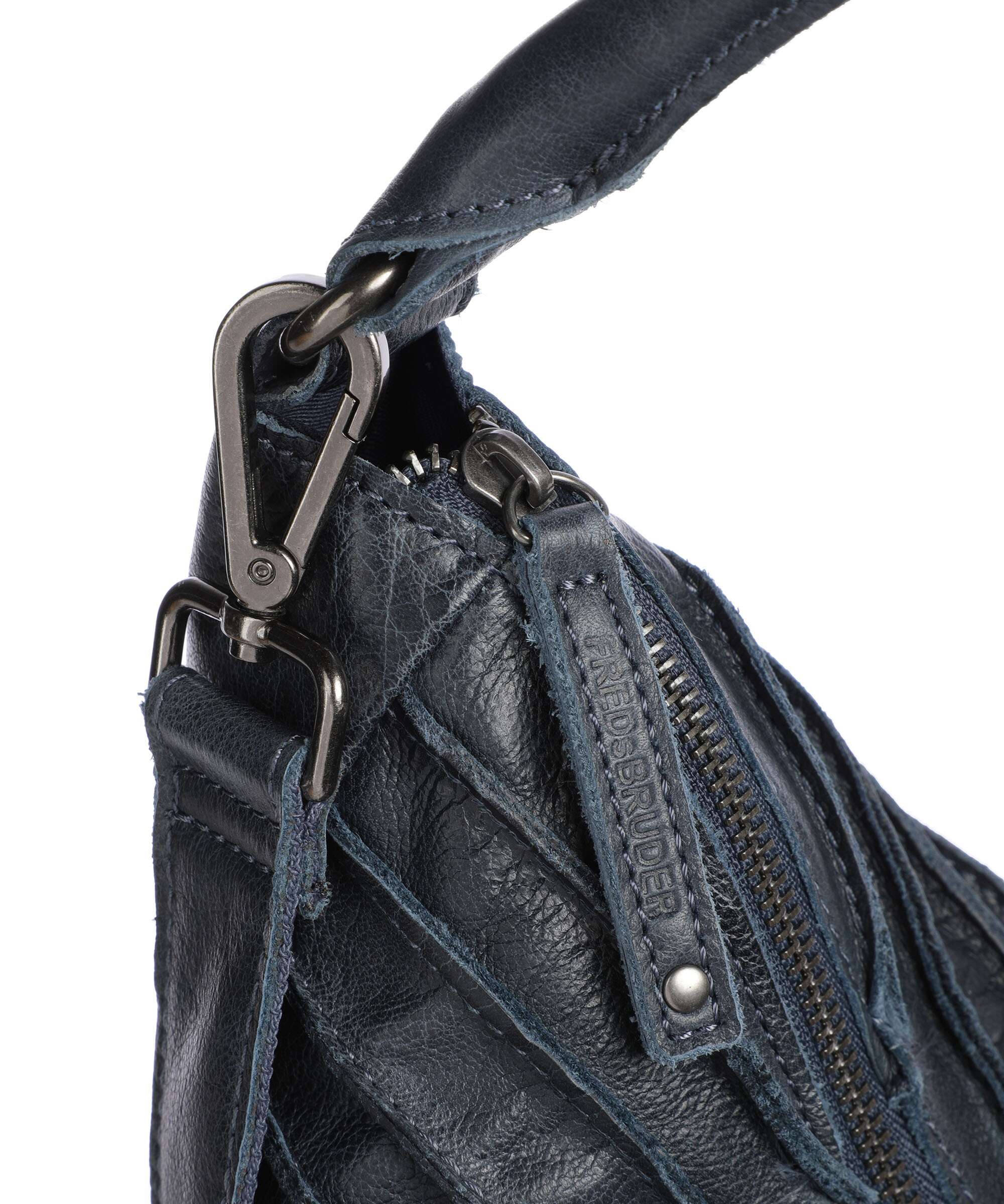 FredsBruder Bestseller Riffeltier S Hobo bag dusty blue - Image 4