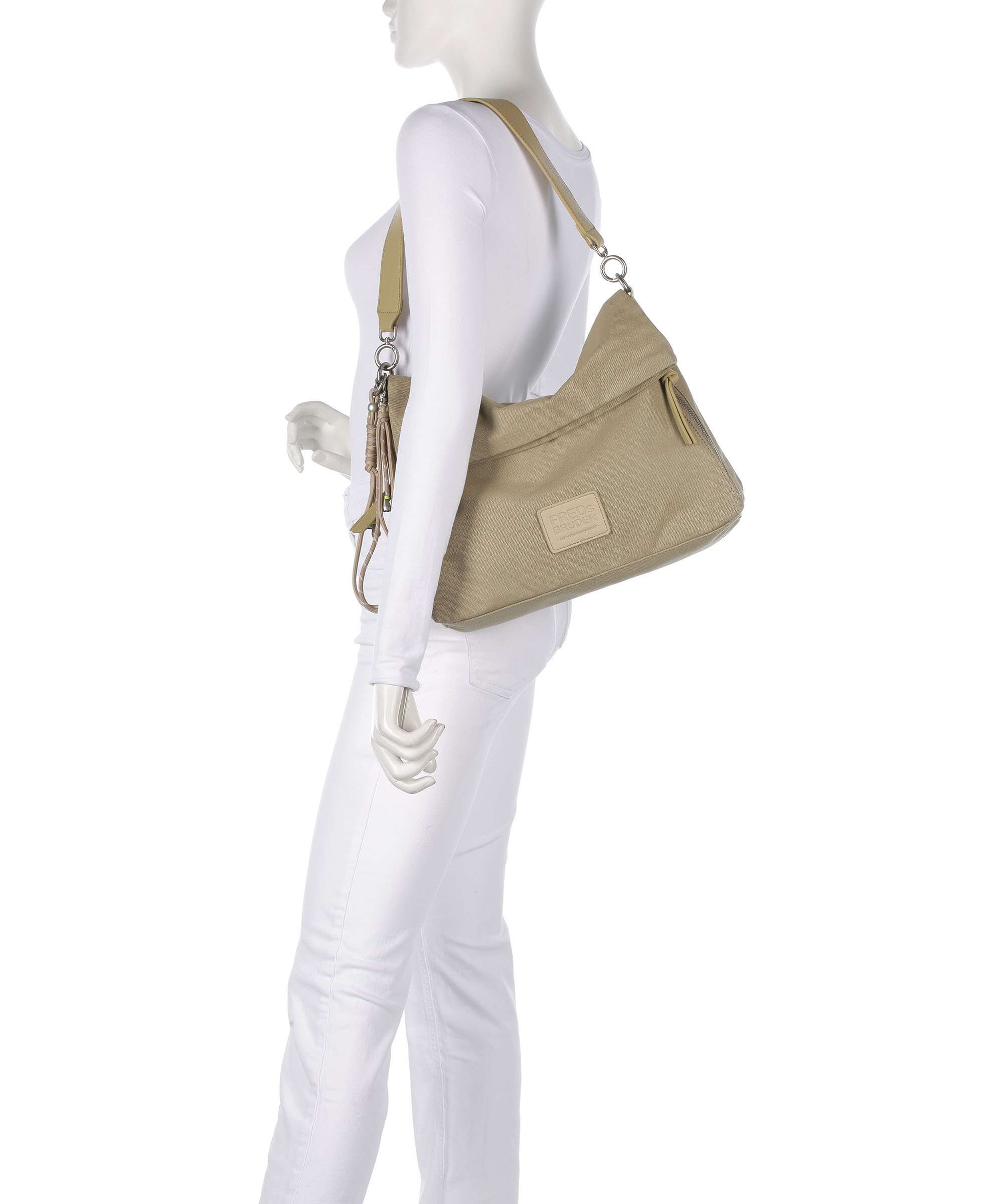 FredsBruder Carry Me Everywhere Hobo bag olive shades - Image 3