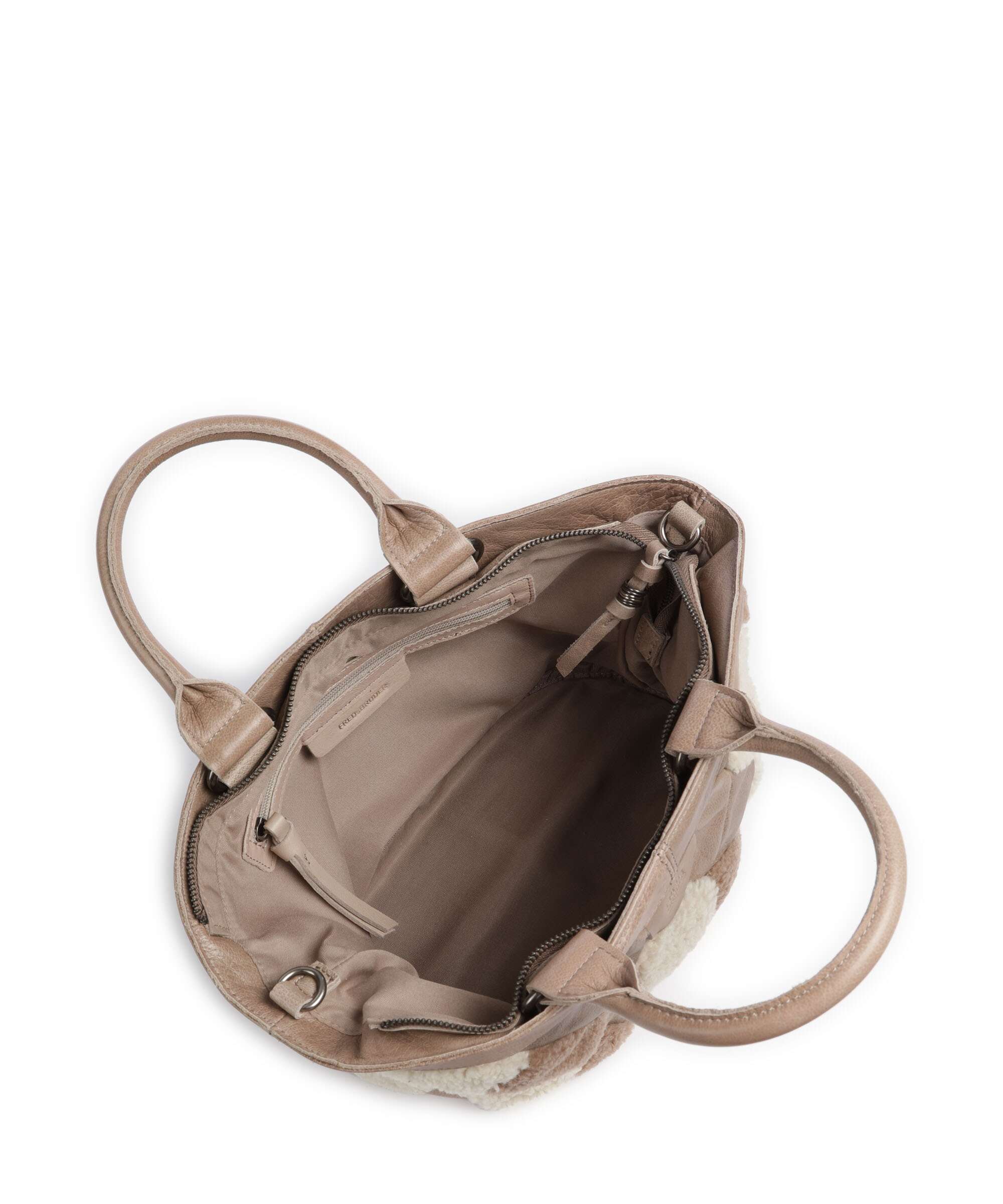 FredsBruder Check My Bag Handbag taupe teddy mix - Image 6