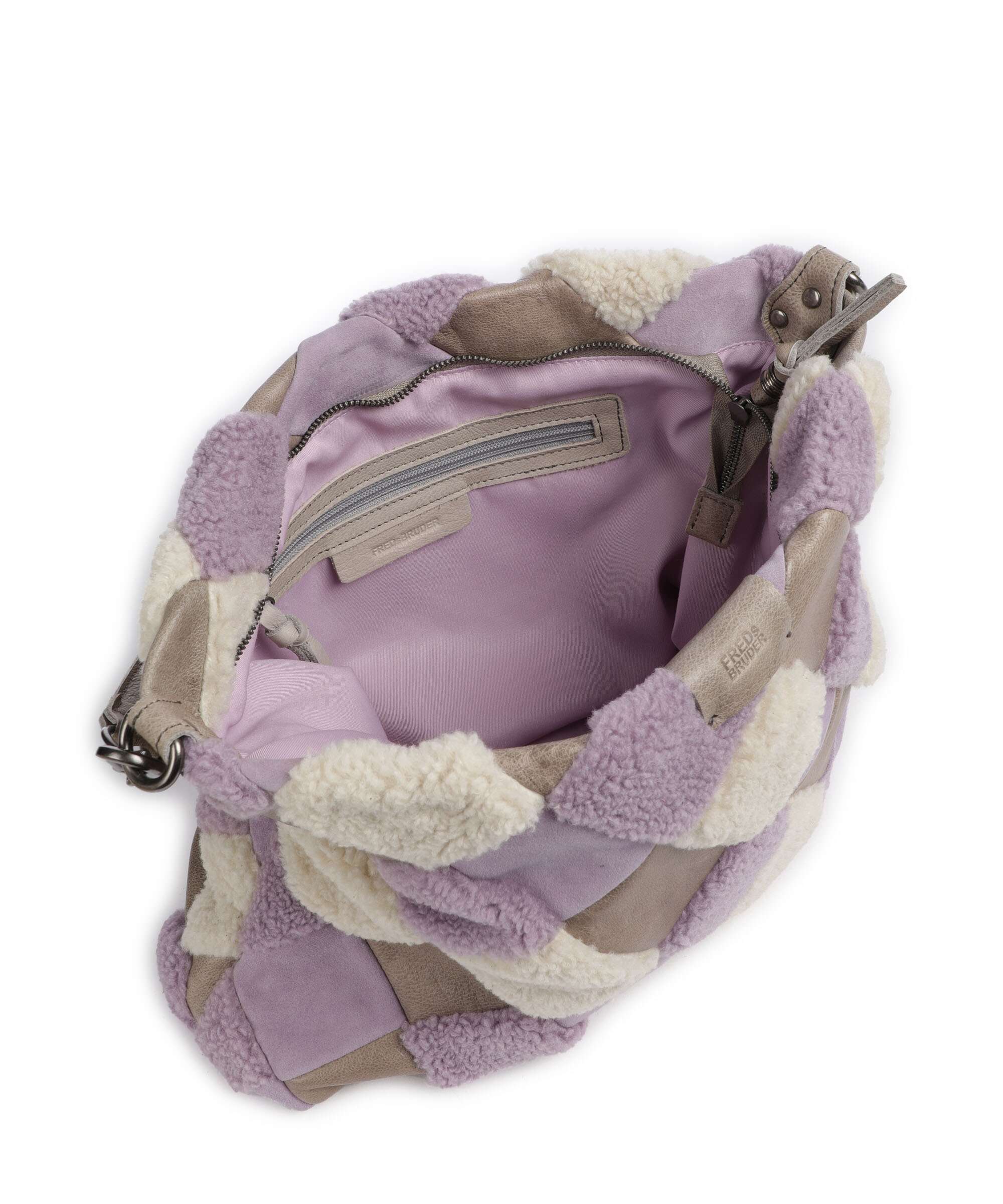 FredsBruder Check My Bag Hobo bag lavender teddy mix - Image 6