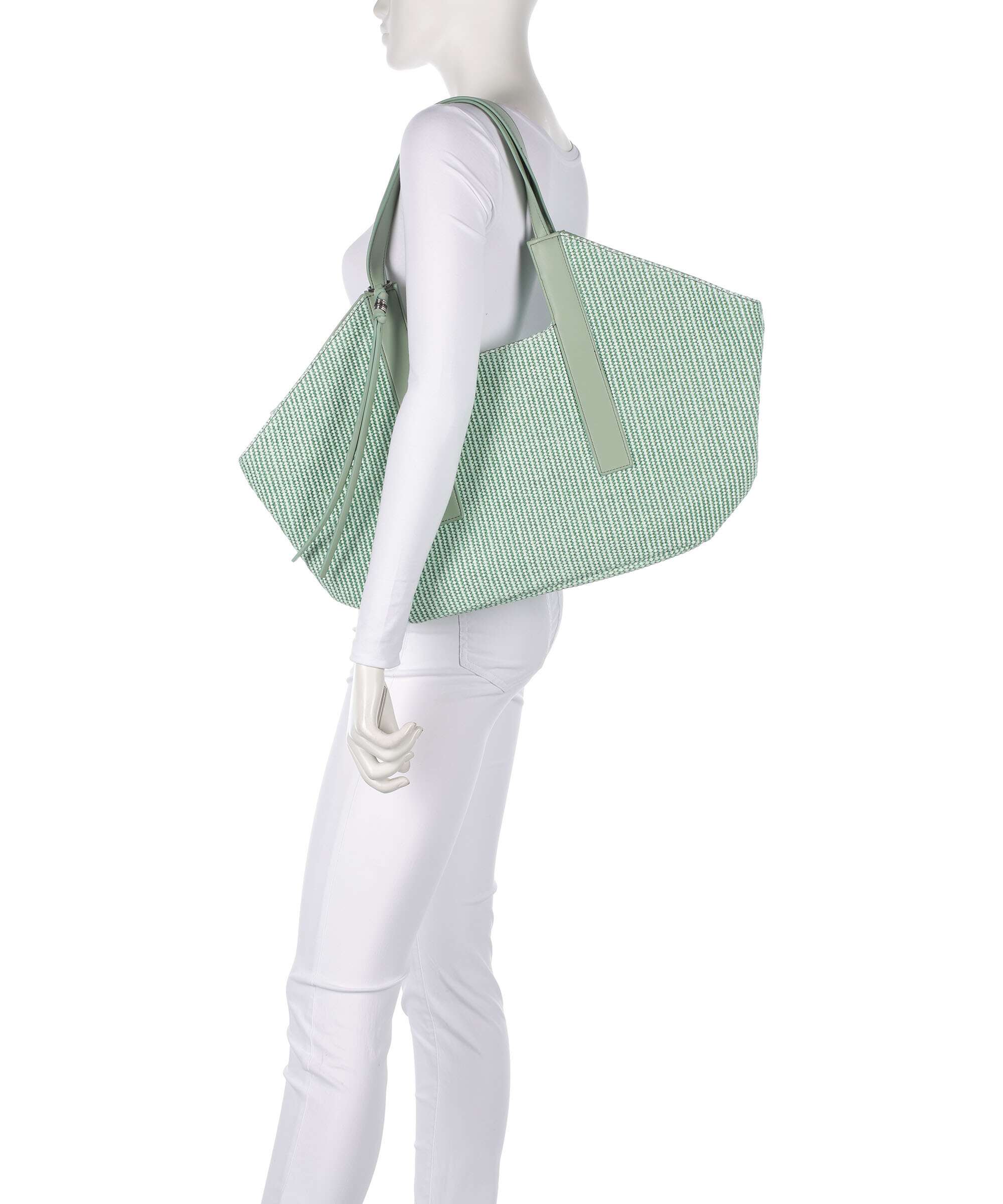 FredsBruder City-Beach-Repeat Tote bag sage - Image 3
