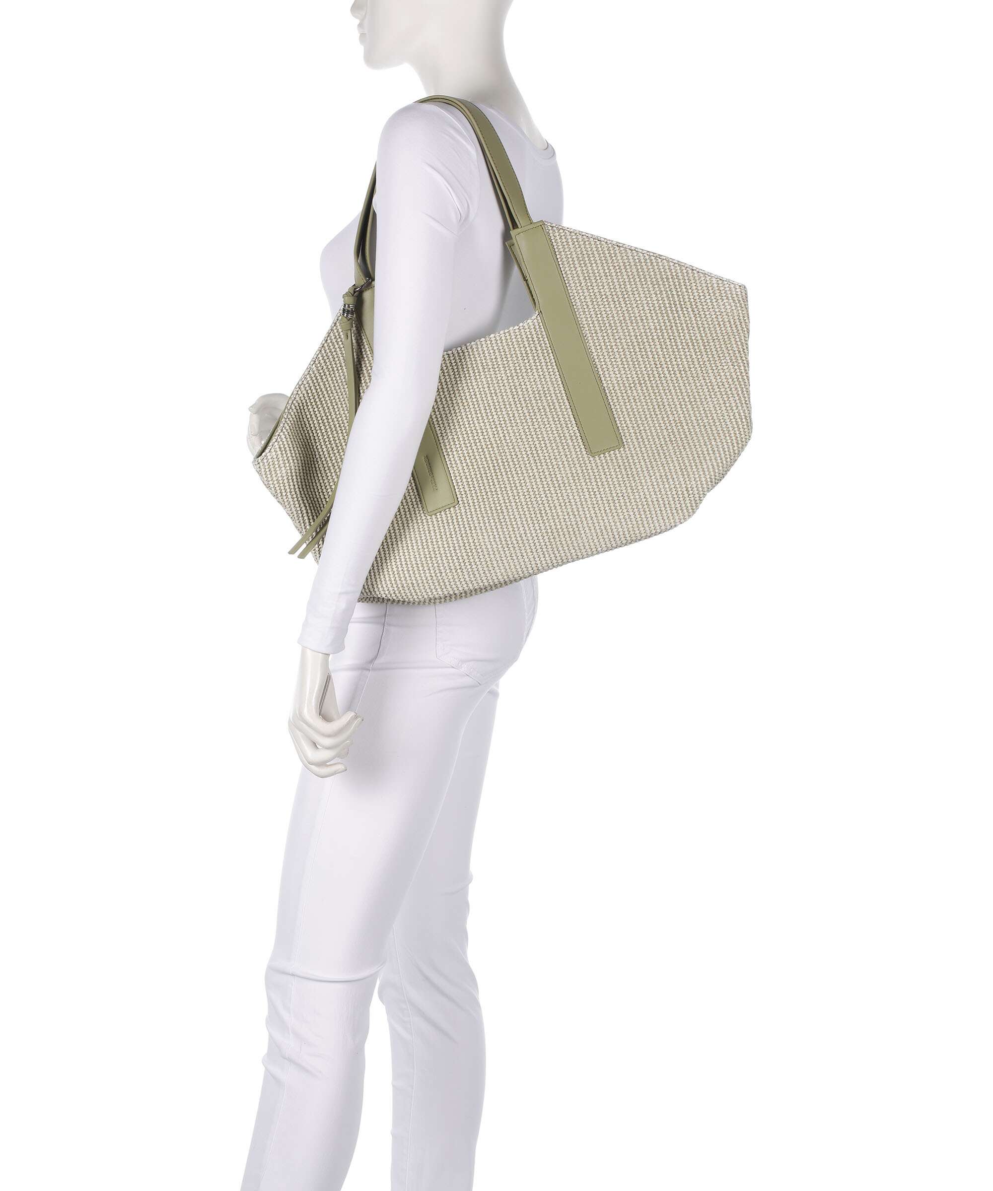 FredsBruder City-Beach-Repeat Tote bag olive - Image 3