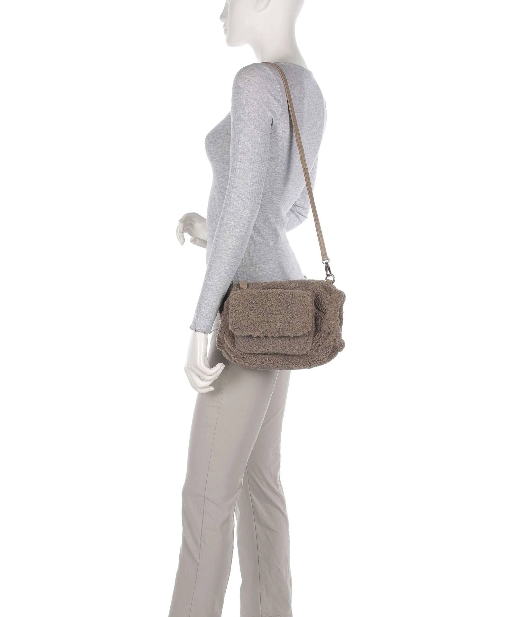 FredsBruder Cuddle Shoulder bag warm grey - Image 3