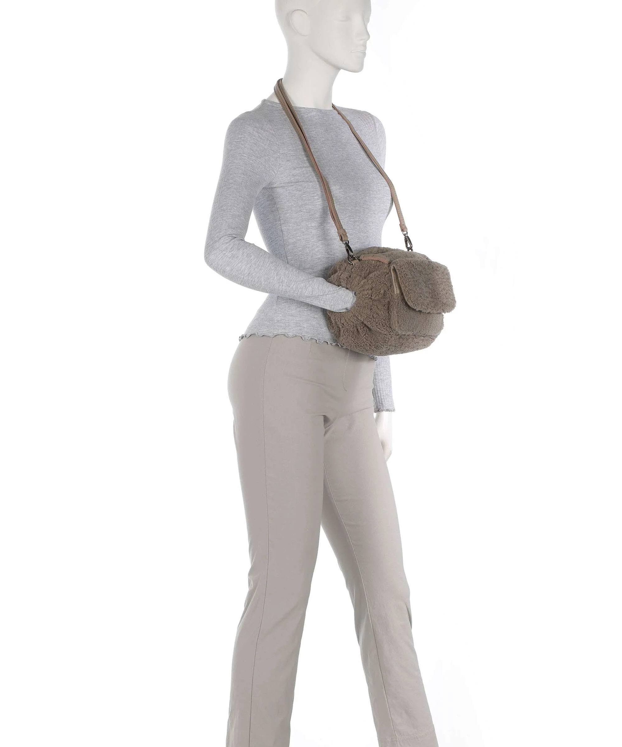 FredsBruder Cuddle Shoulder bag warm grey - Image 4