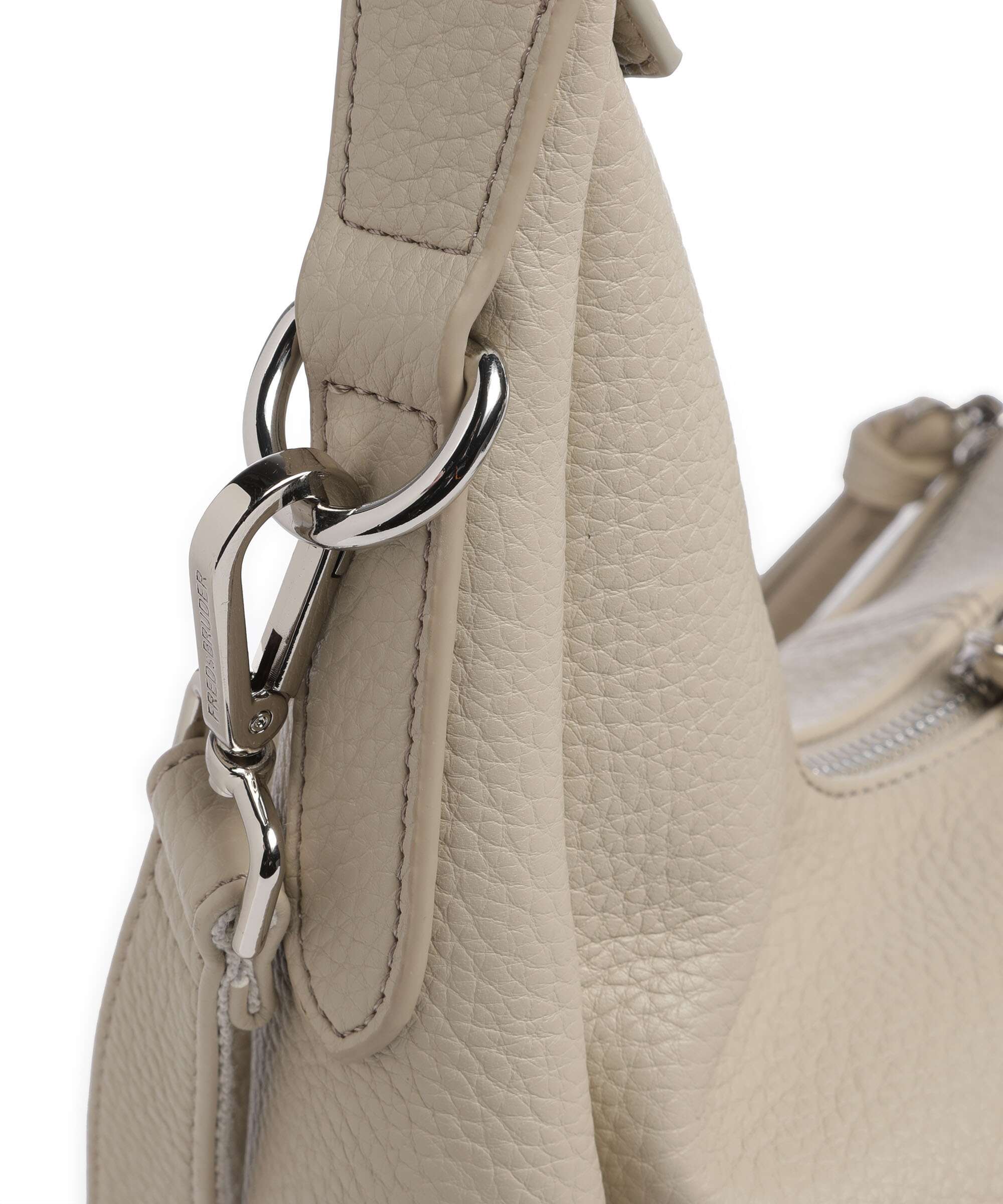 FredsBruder Feel Wild Midi Hobo bag stone - Image 4
