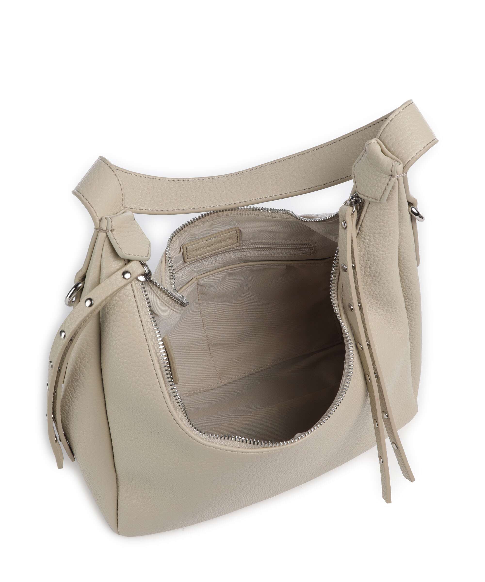 FredsBruder Feel Wild Midi Hobo bag stone - Image 6