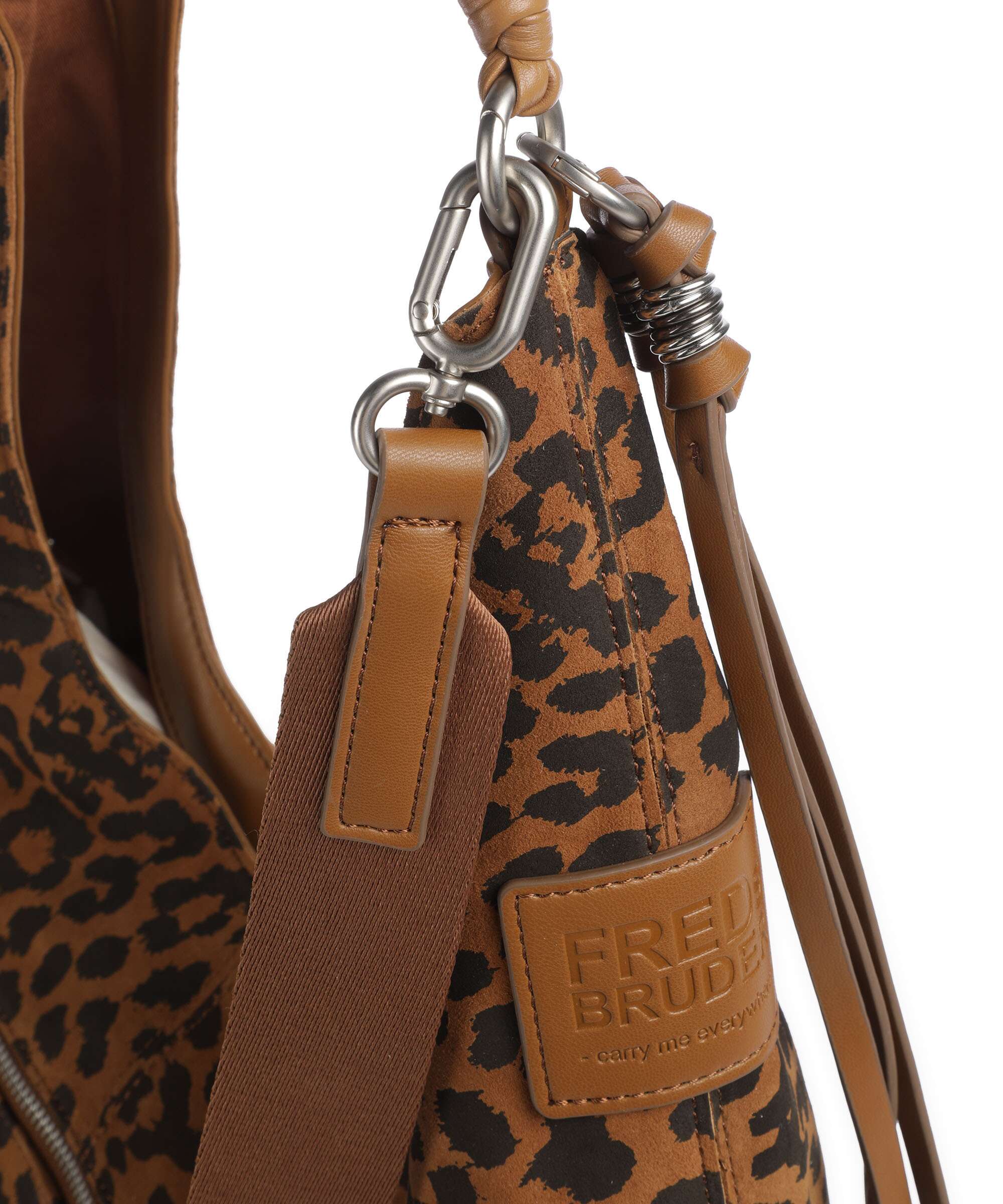 FredsBruder For Lovers Midi Hobo bag leo print - Image 6