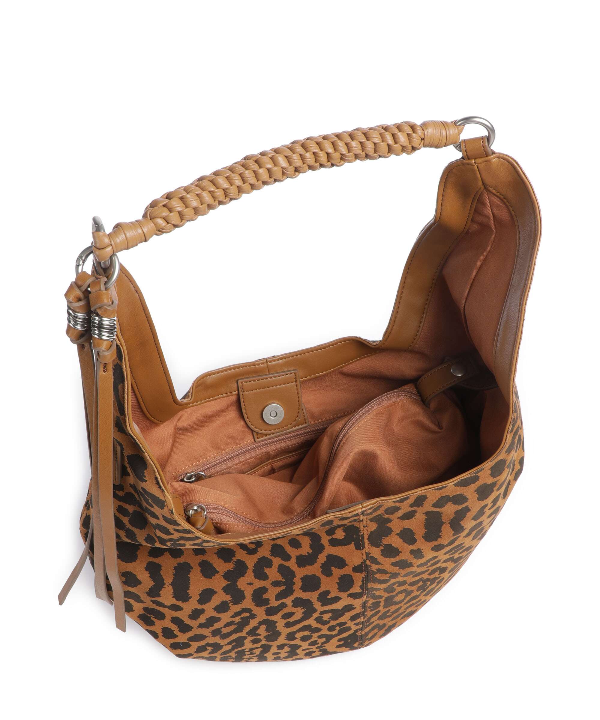 FredsBruder For Lovers Midi Hobo bag leo print - Image 7