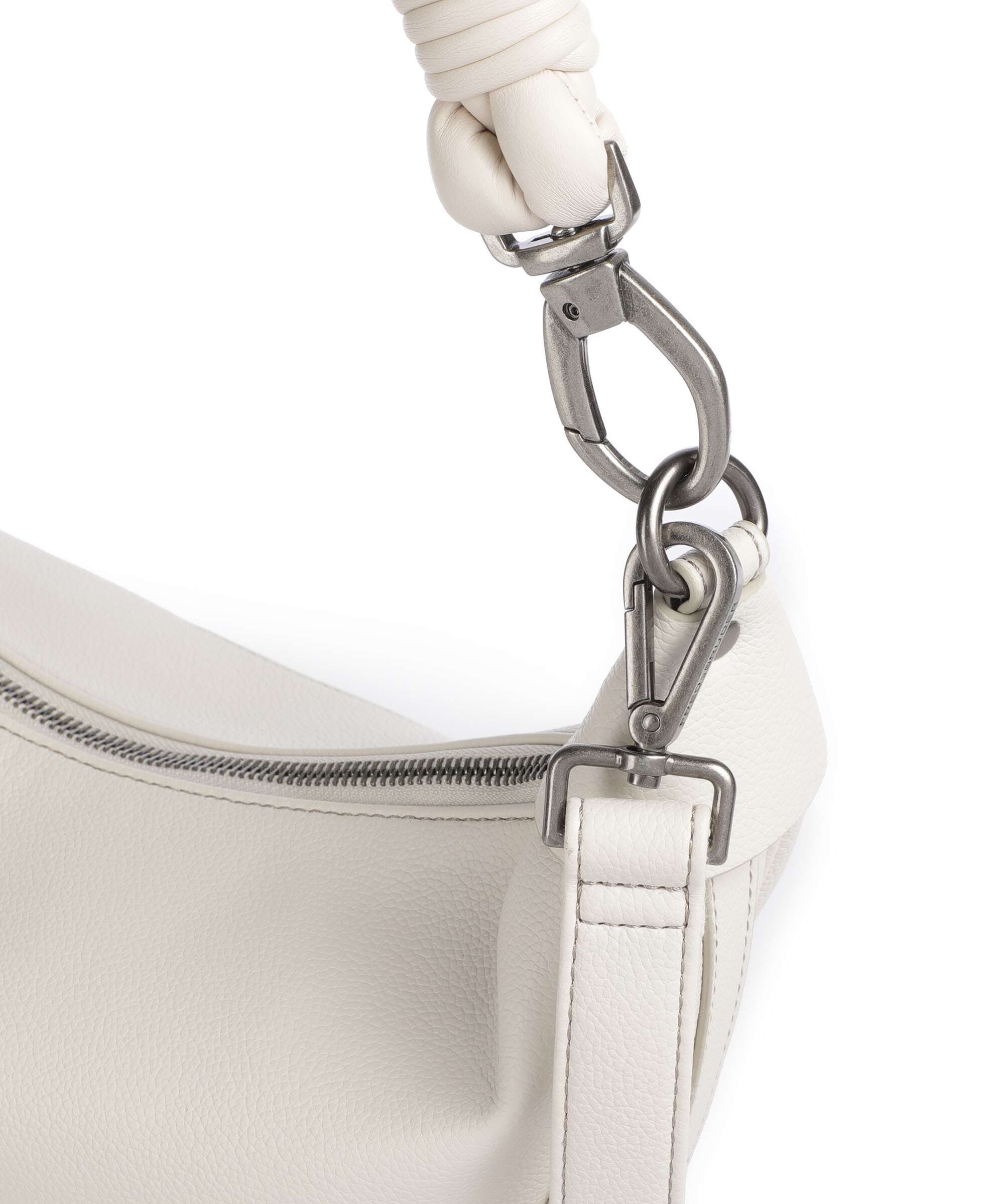 FredsBruder Good Vibes Only Hobo bag oat milk - Image 4