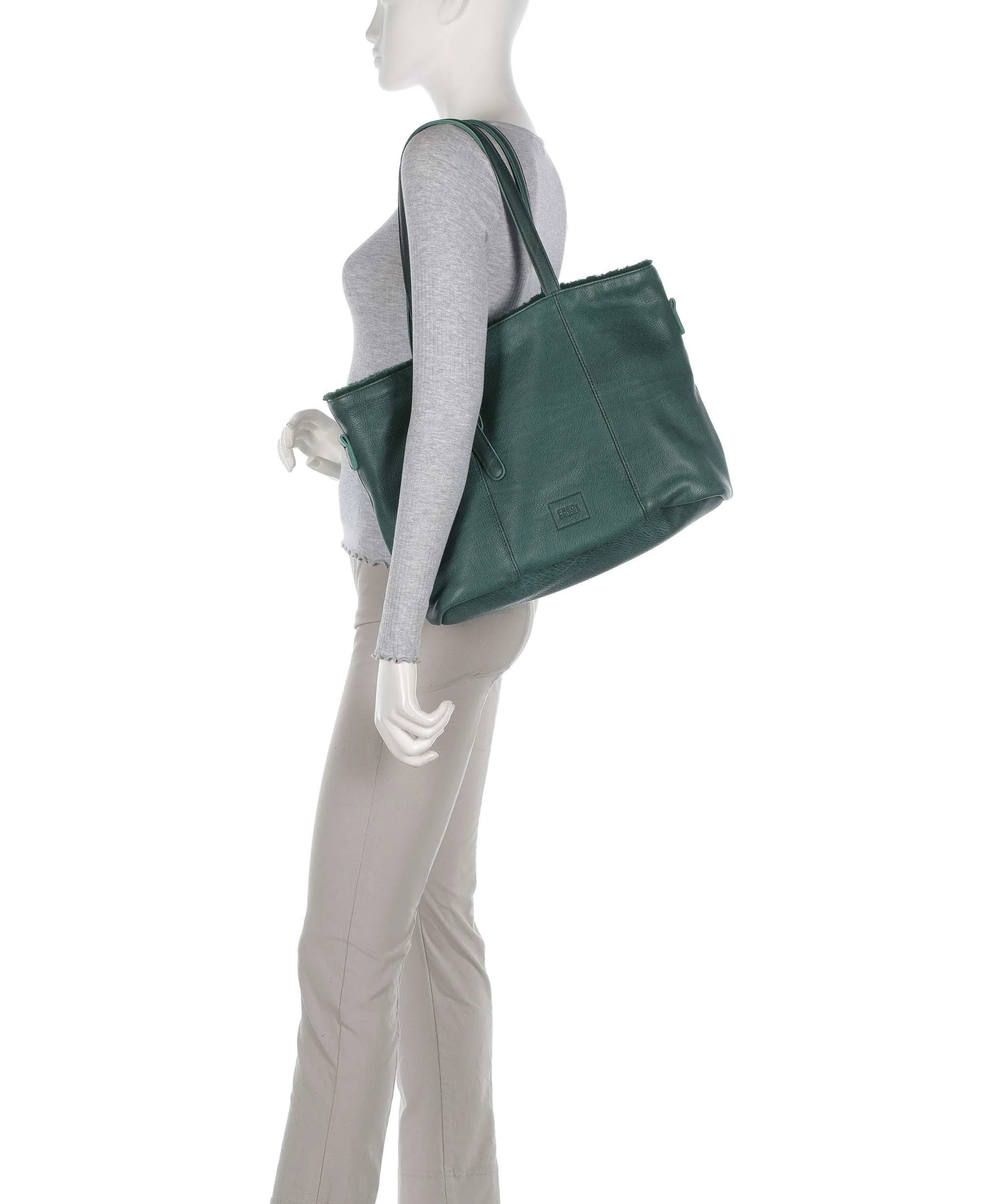 FredsBruder Inside Out Tote bag petrol green - Image 3