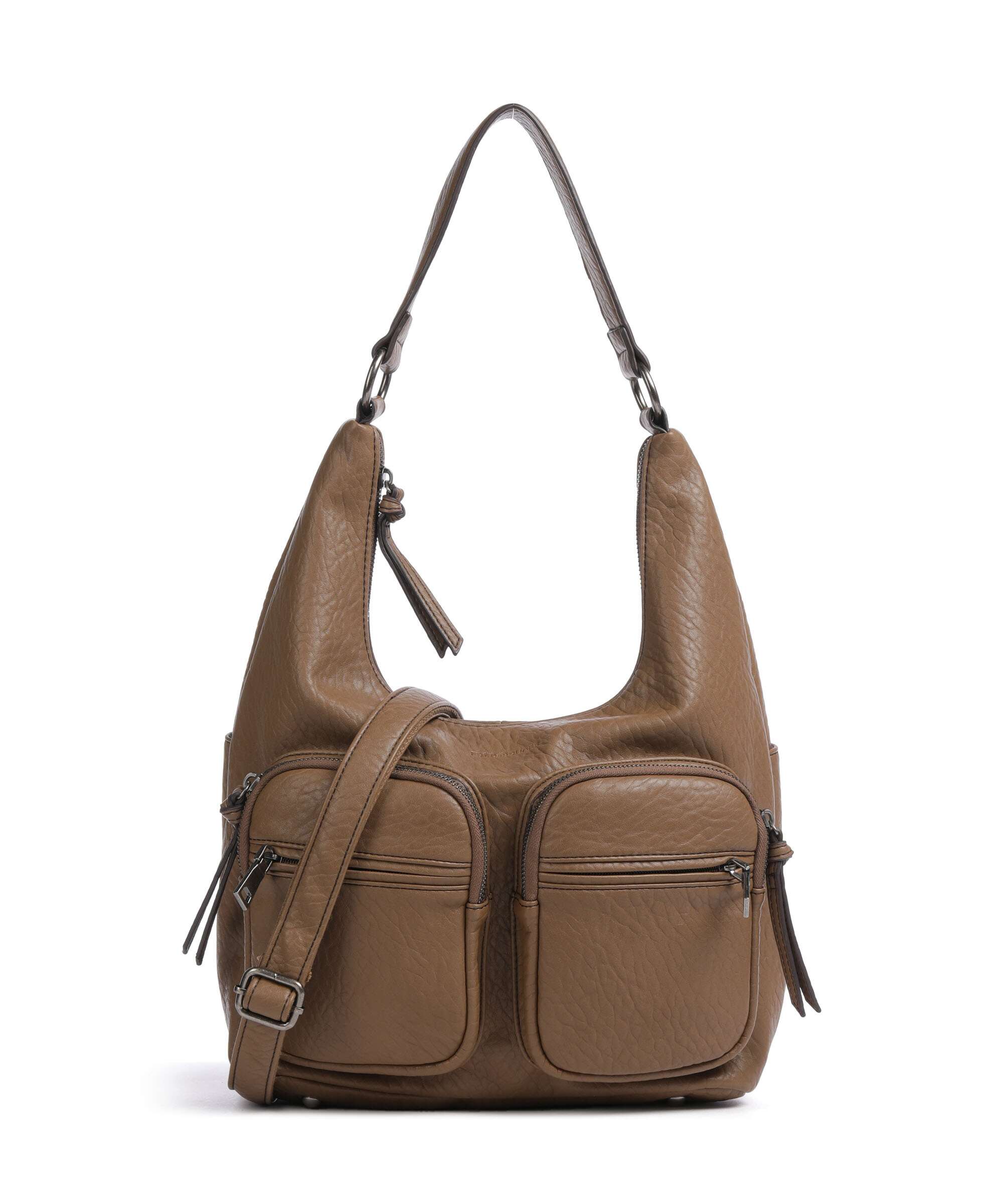 FredsBruder Lunar Hobo bag olive brown