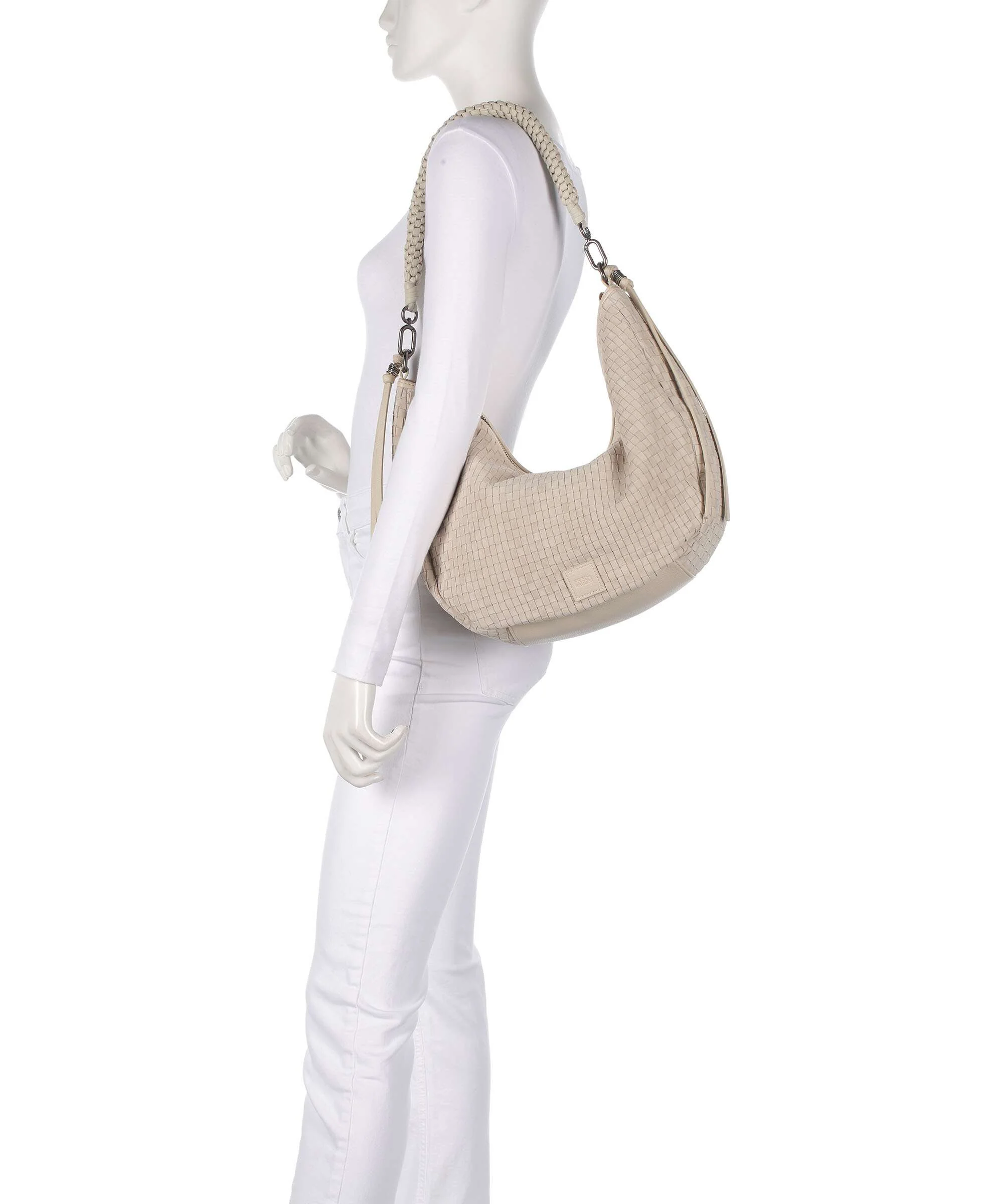 FredsBruder Natural Flow Hobo bag oat milk - Image 3