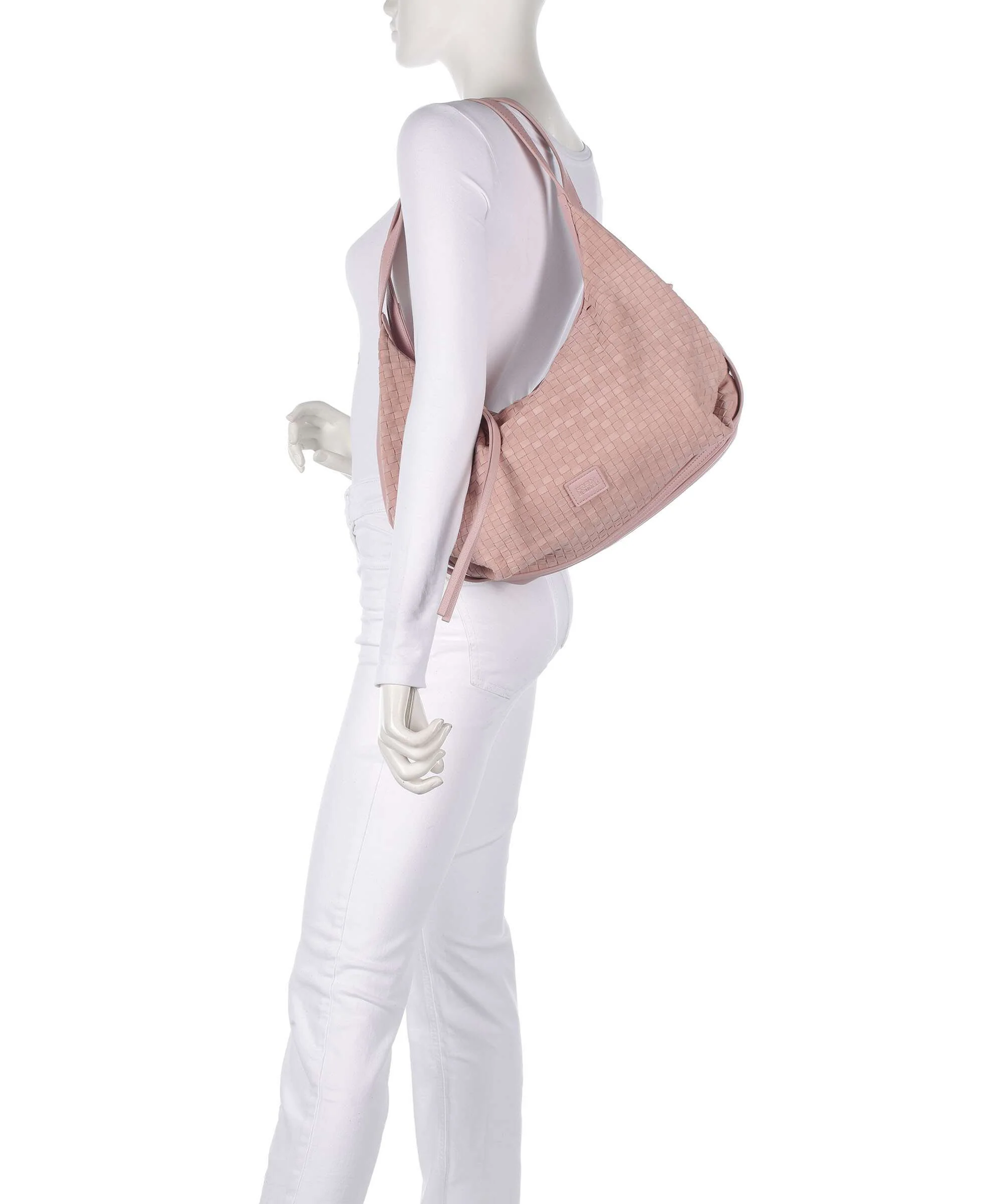 FredsBruder Weave Harmony Hobo bag blush - Image 3