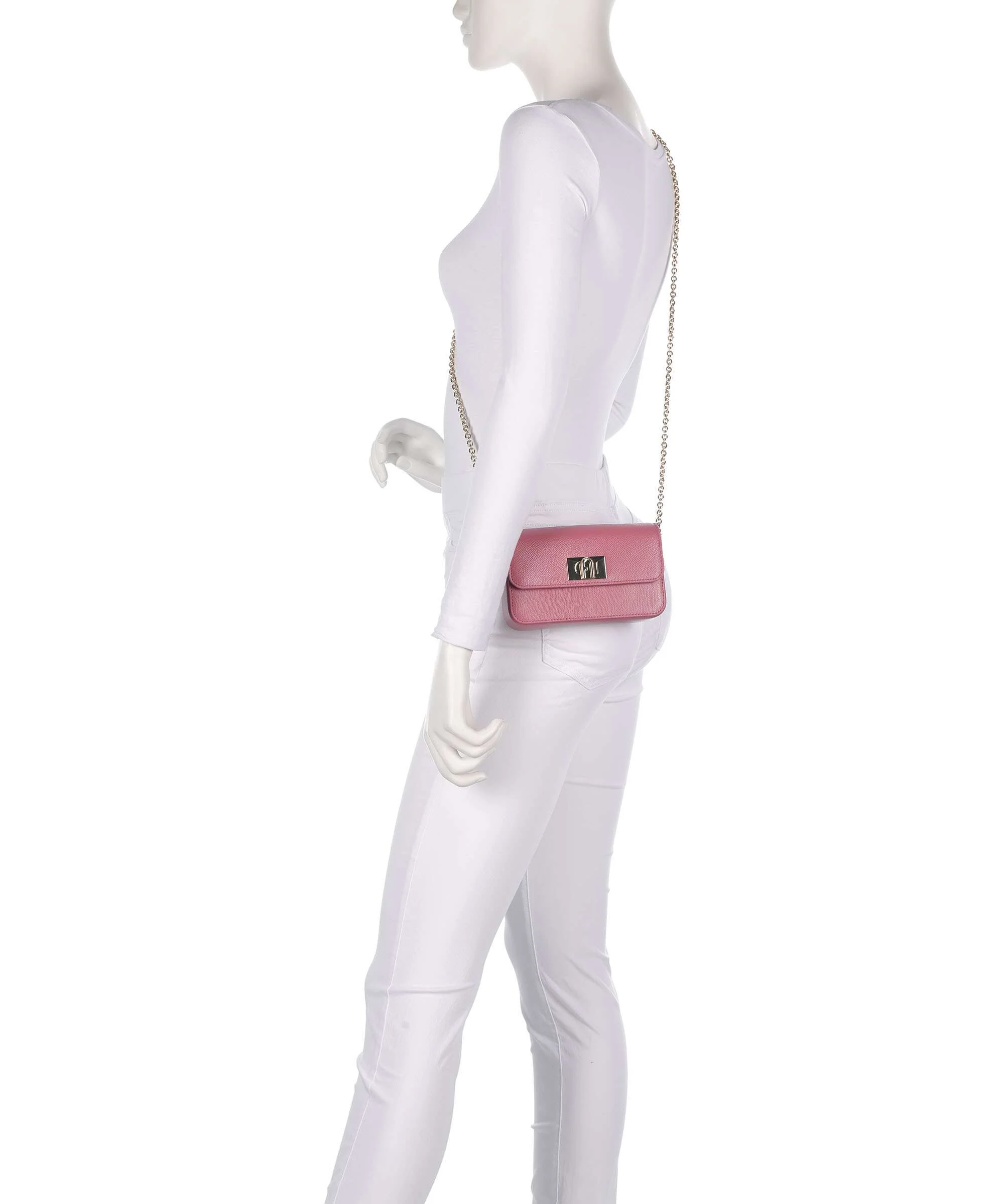 Furla 1927 Mini Crossbody bag blush pink/earl grey - Image 3