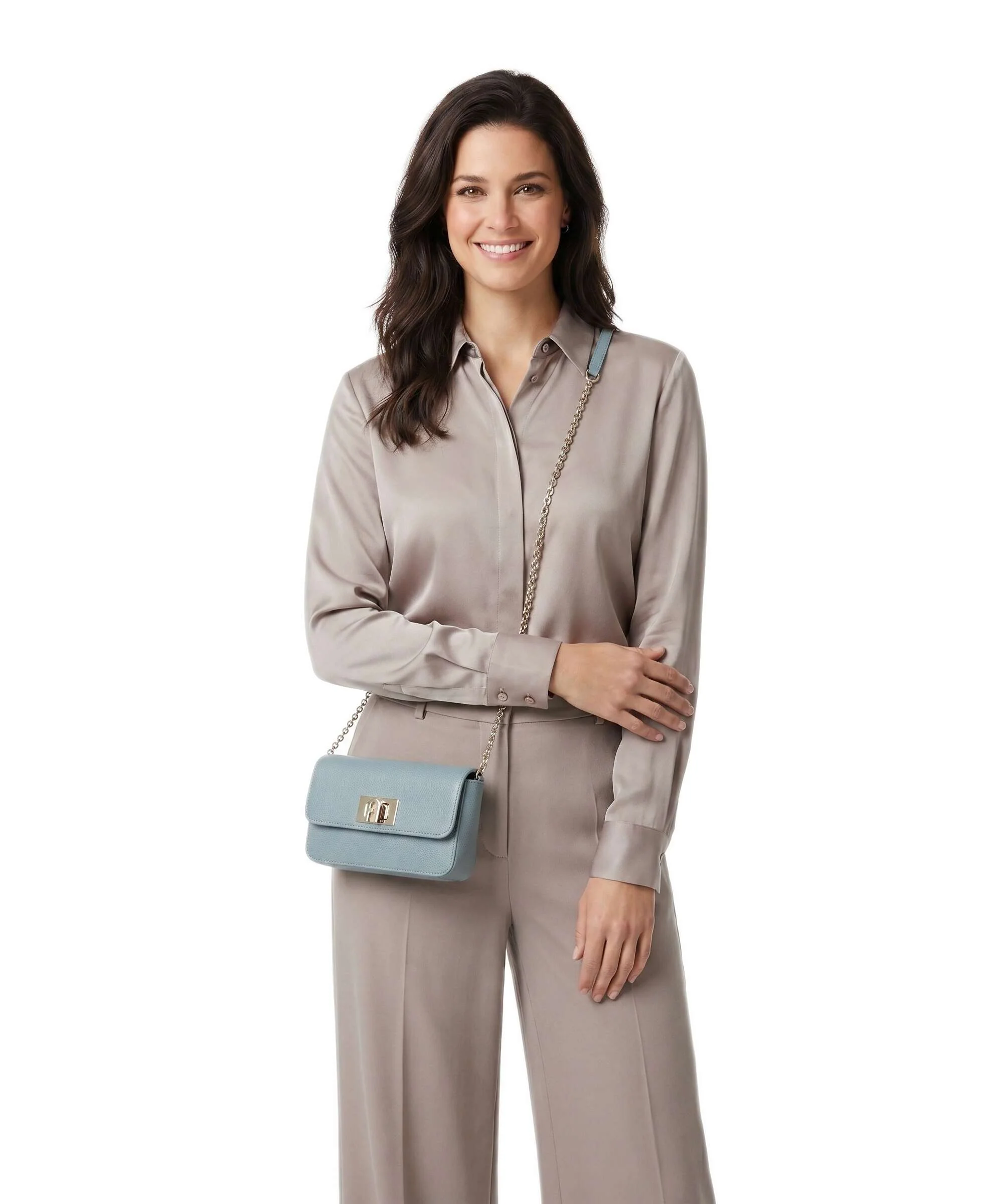Furla 1927 Mini Crossbody bag cloud blue - Image 3