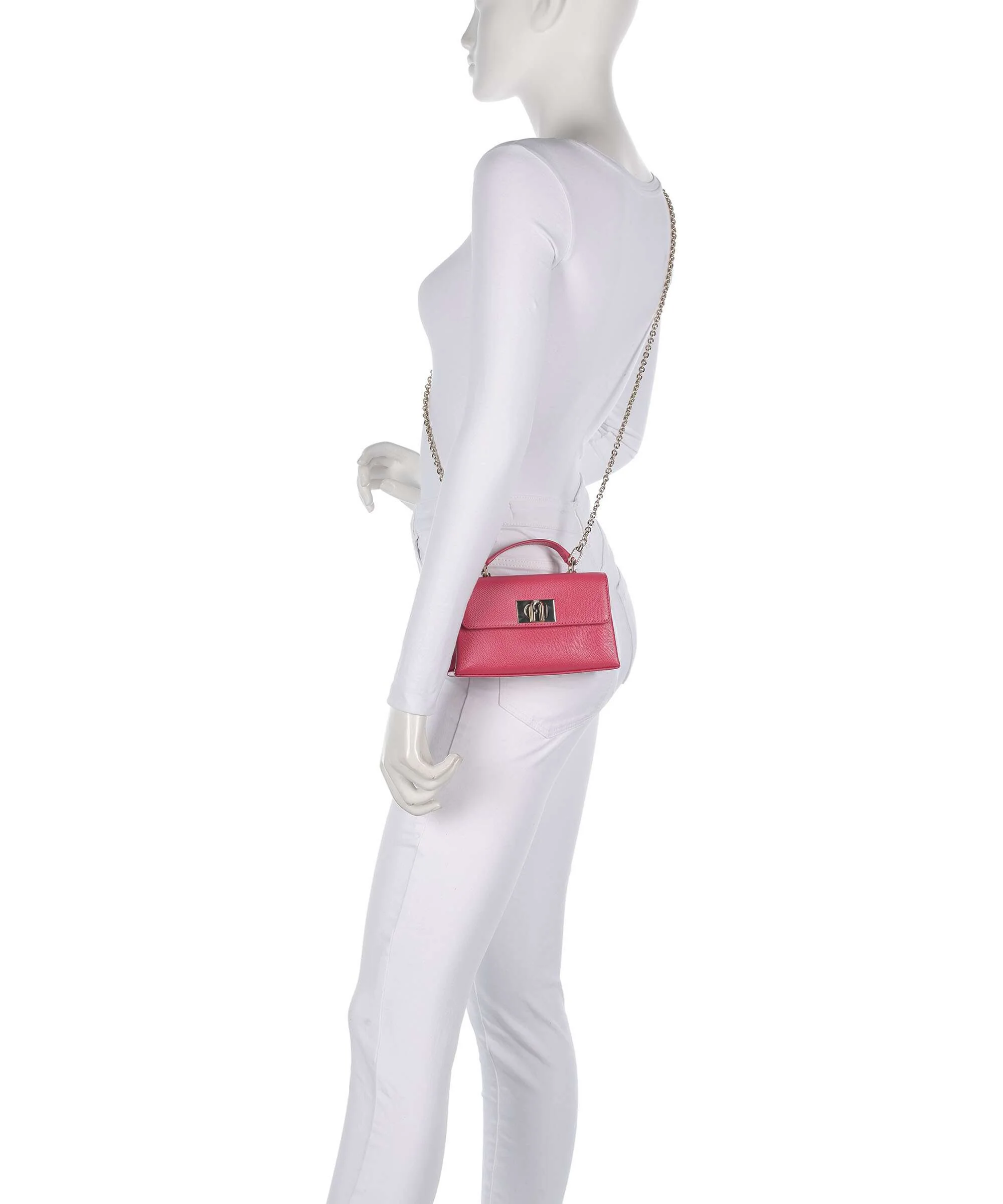 Furla 1927 Mini Crossbody bag velvet pink - Image 3